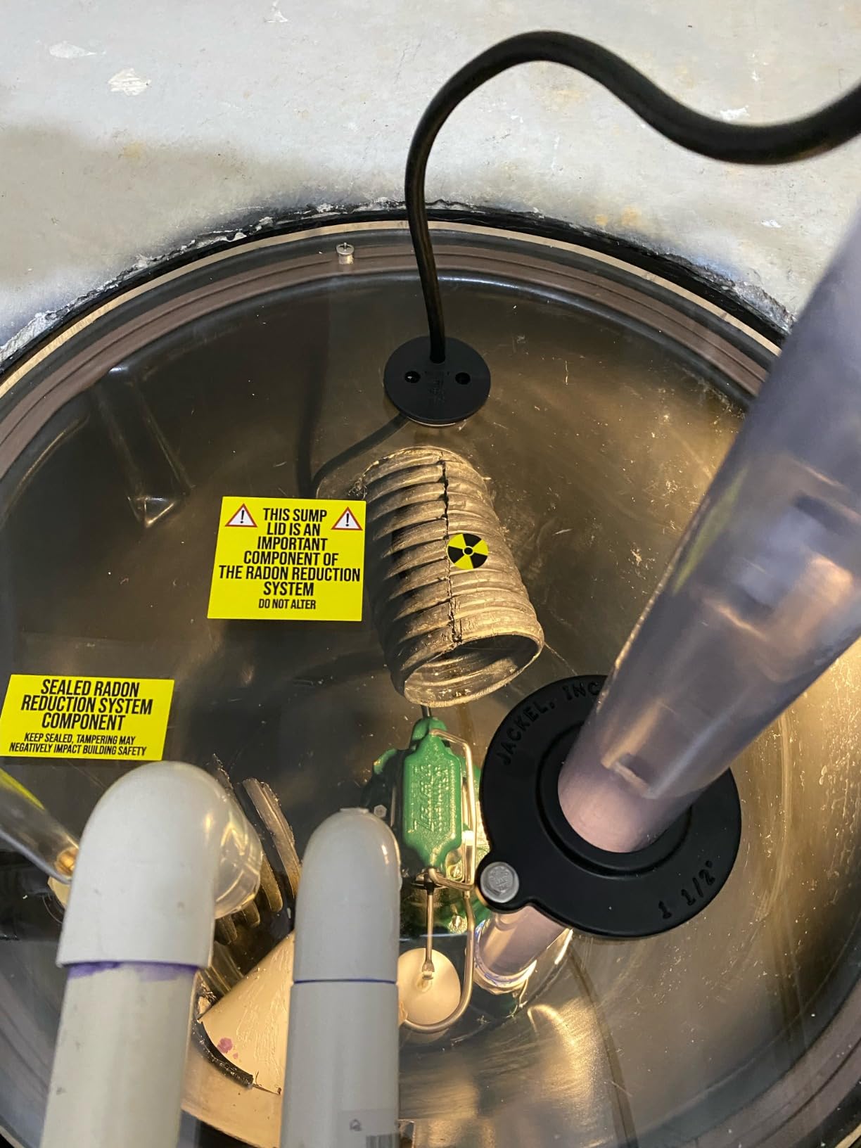 Zoeller M98 Flow-Mate Sump Pump - 1/2 HP - Cast Iron - LED Power Plug - High Flow - Vortex Impeller - Stainless Steel Hardware - Factory Tested and Float Operated customer photo 2
