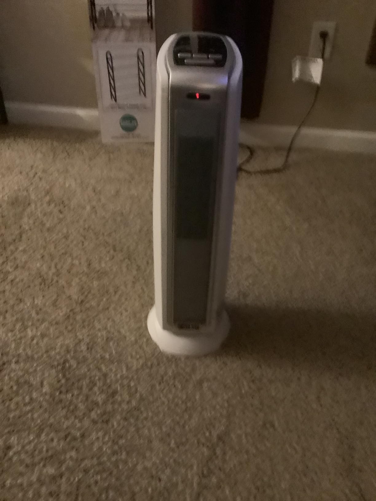 Lasko Oscillating Ceramic Tower Space Heater for Home with Overheat Protection, Timer, 22.5 Inches, Silver, 1500W, 5775 customer photo 2