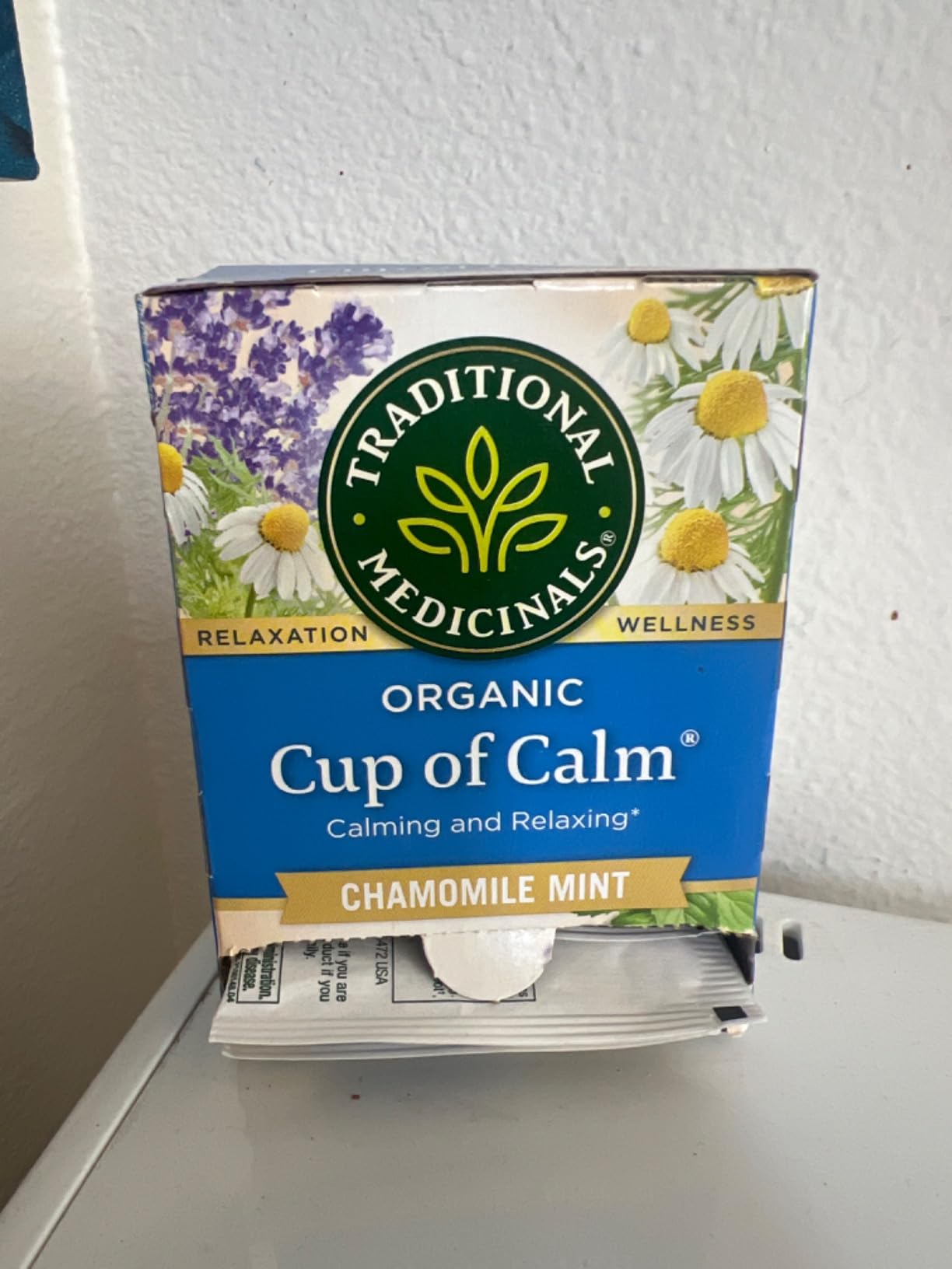 Traditional Medicinals Organic Cup of Calm Chamomile Mint, 16 Tea Bags | Calming & Relaxing with Chamomile Mint customer photo 1