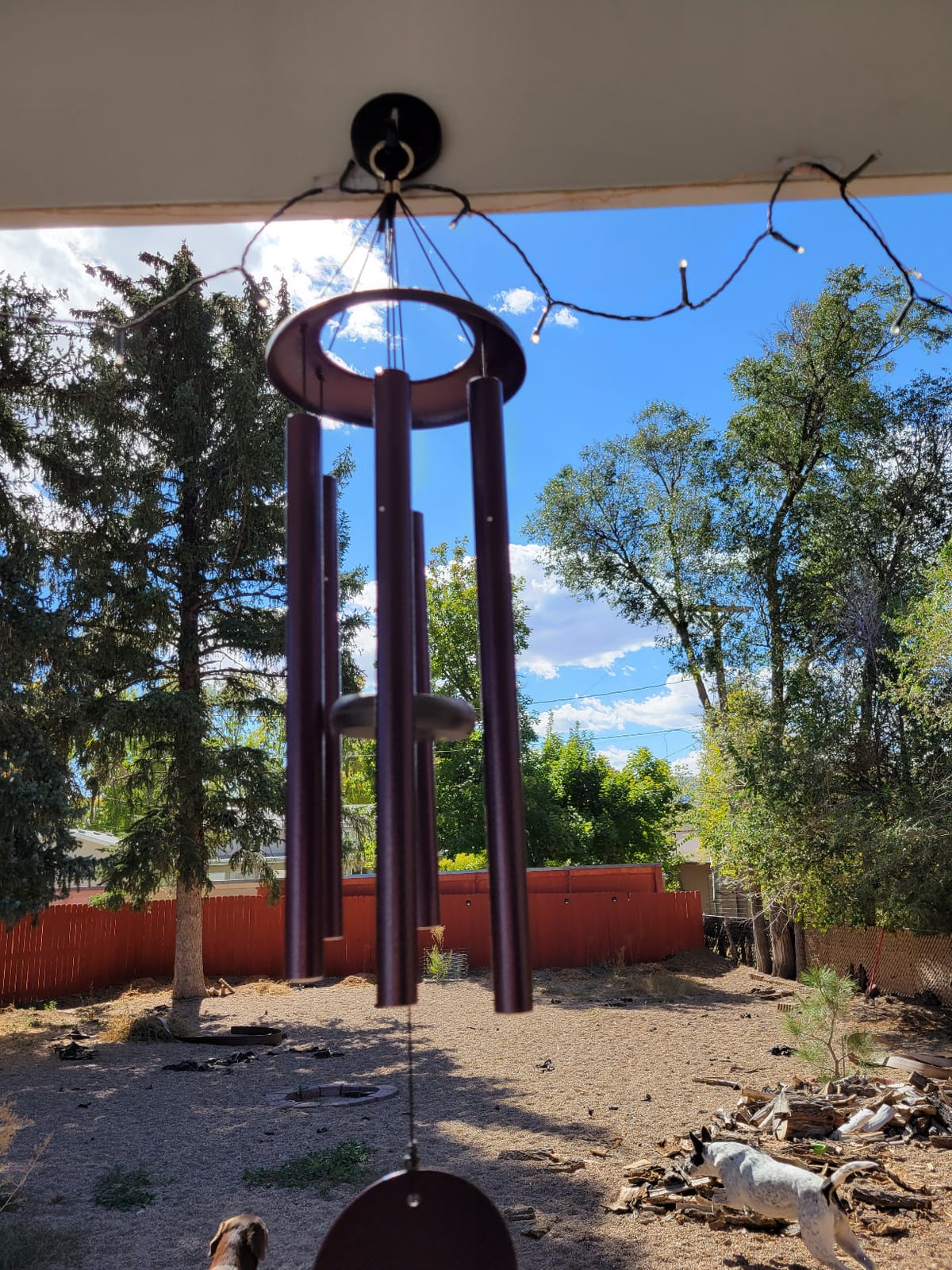 Corinthian Bells 30 Inch Copper Vein Wind Chimes for Outside, Deep Tone Memorial Outdoor Wind Chime, Made in USA customer photo 2
