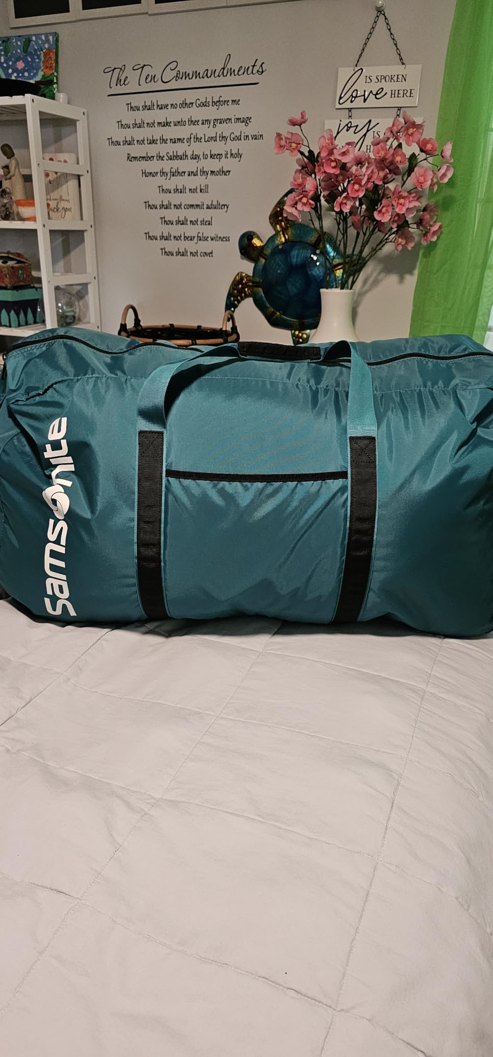 Samsonite Tote-A-Ton 32.5-Inch Duffel Bag, Turquoise customer photo 1