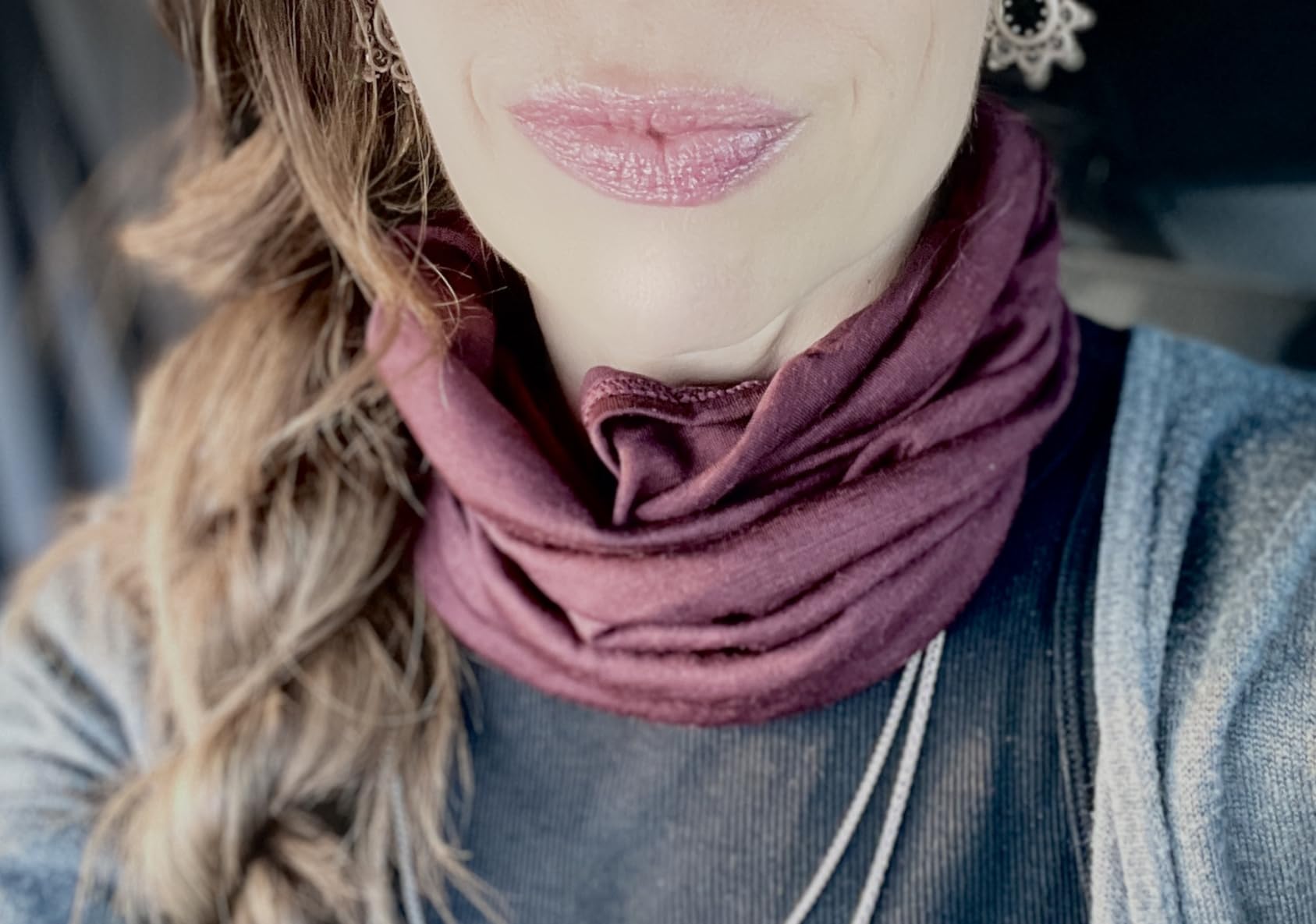 Buff Lightweight Merino Wool Neck Gaiter, 100% Ethically Sourced Wool, Versatile, Temperature Regulating Face Mask customer photo 1