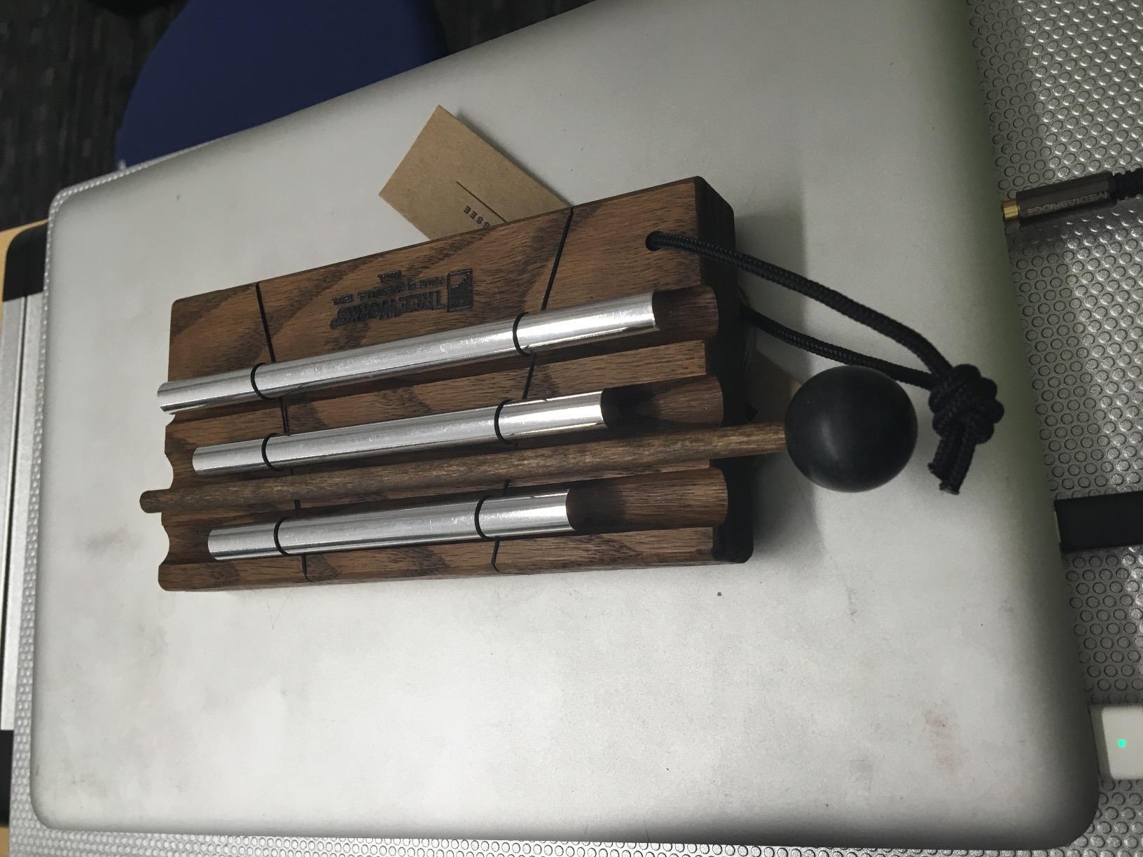 TreeWorks Chimes Energy Chime, Single Note -- MADE IN U.S.A. -- For Meditation, Classrooms, Sound Healing or Yoga, Includes Mallet customer photo 2