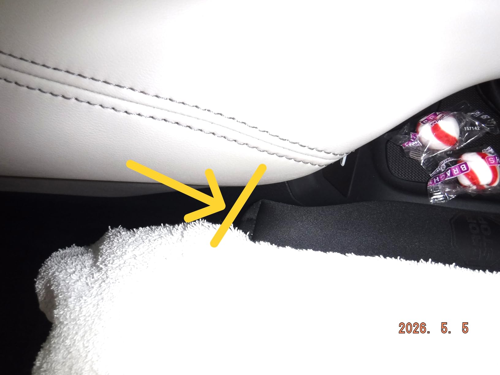 Drop Stop The Original Car Seat Gap Filler - Set of 2 (Pad + LED Light) | Car Accessories for Men & Women, Between Seats Console Organizer, Patented, As Seen On Shark Tank customer photo 2