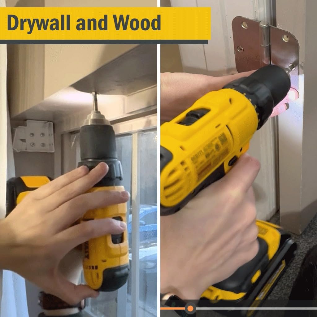 DEWALT 20V Max Cordless Drill Driver Set, 2 Speed, High Performance Motor, Includes 2 XR 1.3Ah Li-Ion Batteries, Charger and Contractor Bag (DCD771C2) customer photo 1