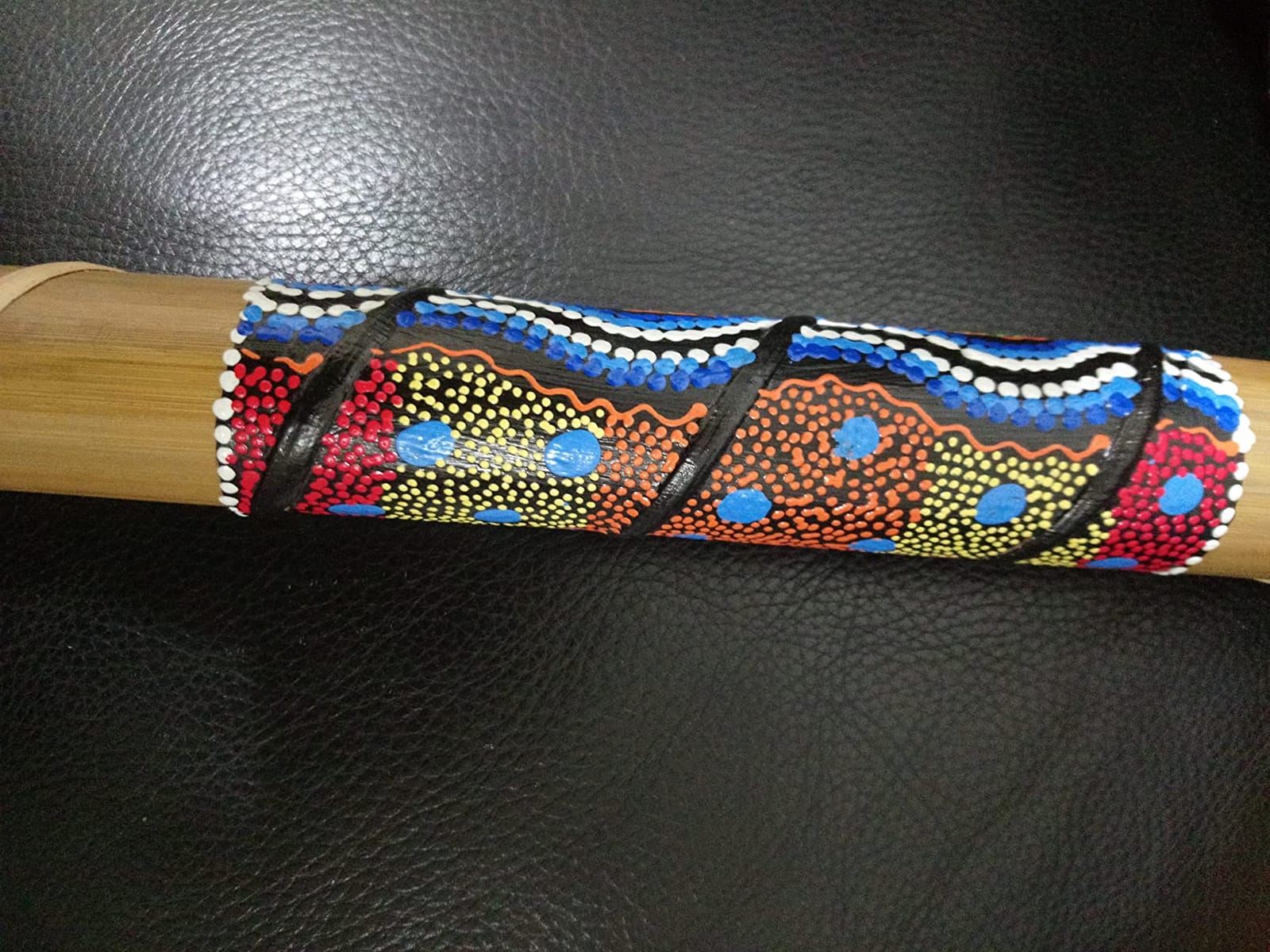 The New Age Source Rain Stick Small Dot Painted Each customer photo 1