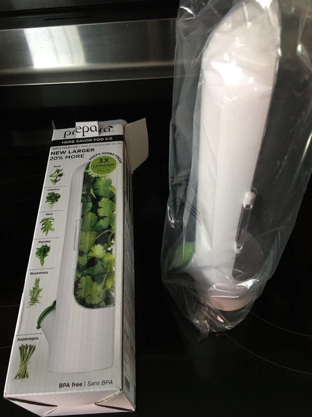 Prepara Herb Savor Pod 2.0, White/Green customer photo 2