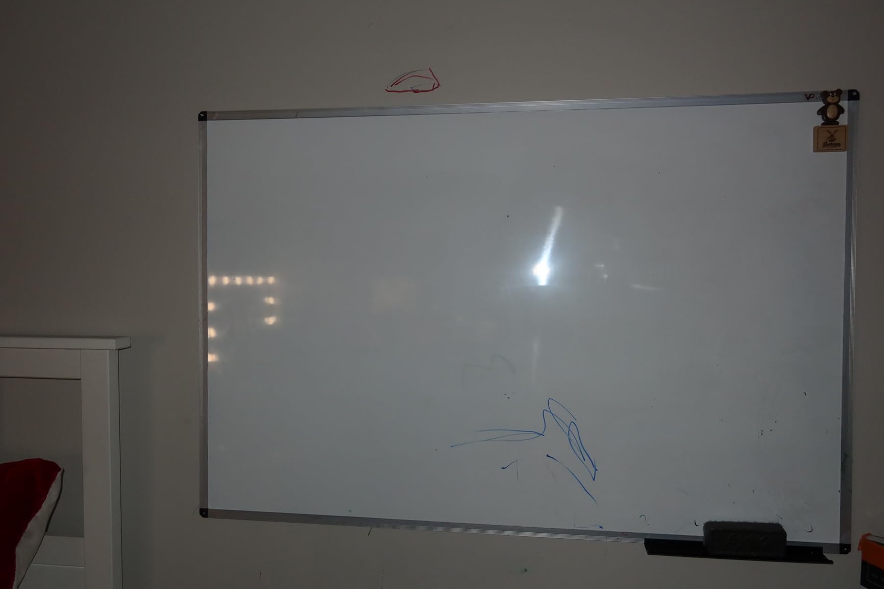 VIZ-PRO Magnetic Dry Erase Board, 36 X 24 Inches, Silver Aluminium Frame customer photo 2