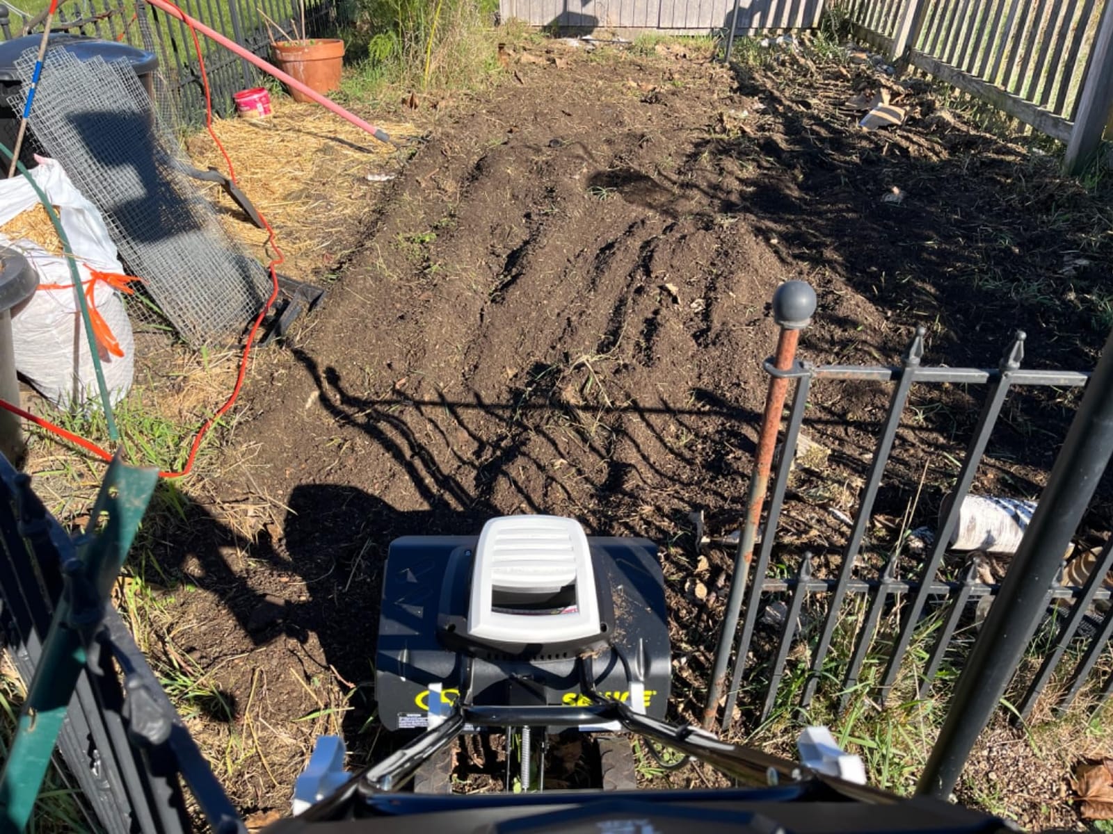 Sun Joe Corded Electric Garden Tiller & Cultivator with Steel Tines, TJ603E customer photo 1