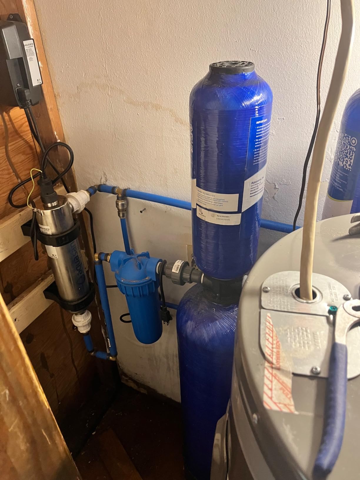 Aquasana Whole House Water Filter System | 1M Gal | UV | WH-1000-CS-UVS-B | 10-Year Filter | 14.6 GPM | Carbon & KDF | Reduces Bacteria & Viruses | Salt-Free Scale Control | Pro Kit | 10-Year Warranty customer photo 2