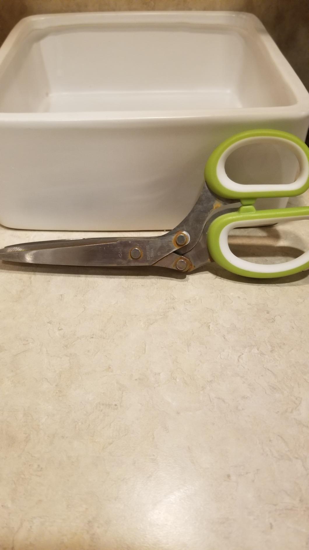 X-Chef Multipurpose 5 Blade Kitchen Herb Shears Herb Cutter with Safety Cover and Cleaning Comb for Chopping Basil Chive Parsley (Green) customer photo 1