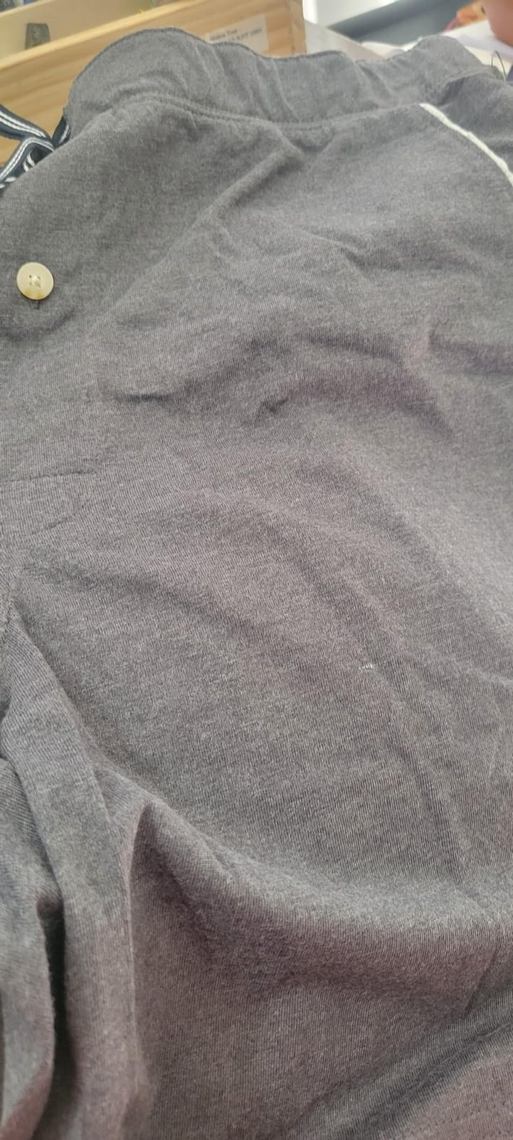 Nautica Men's Soft Knit Elastic Waistband Sleep Lounge Short customer photo 2