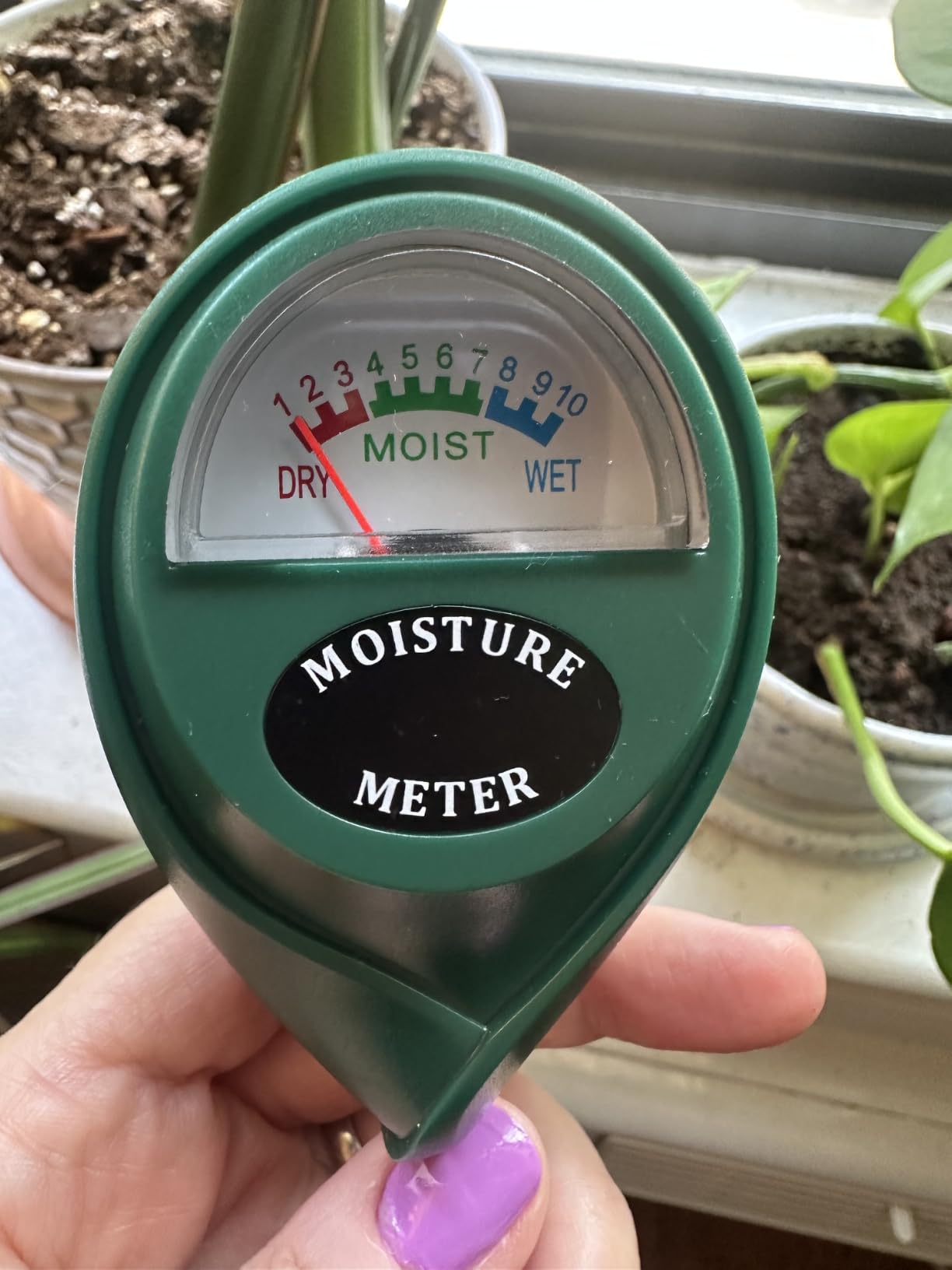 XLUX Soil Moisture Meter (Since 2015) - No Batteries Required, Durable 304 Stainless Steel Probe & Virgin ABS - Instant Read Hygrometer for Garden, Indoor & Outdoor Plants (Upgraded Design) customer photo 2