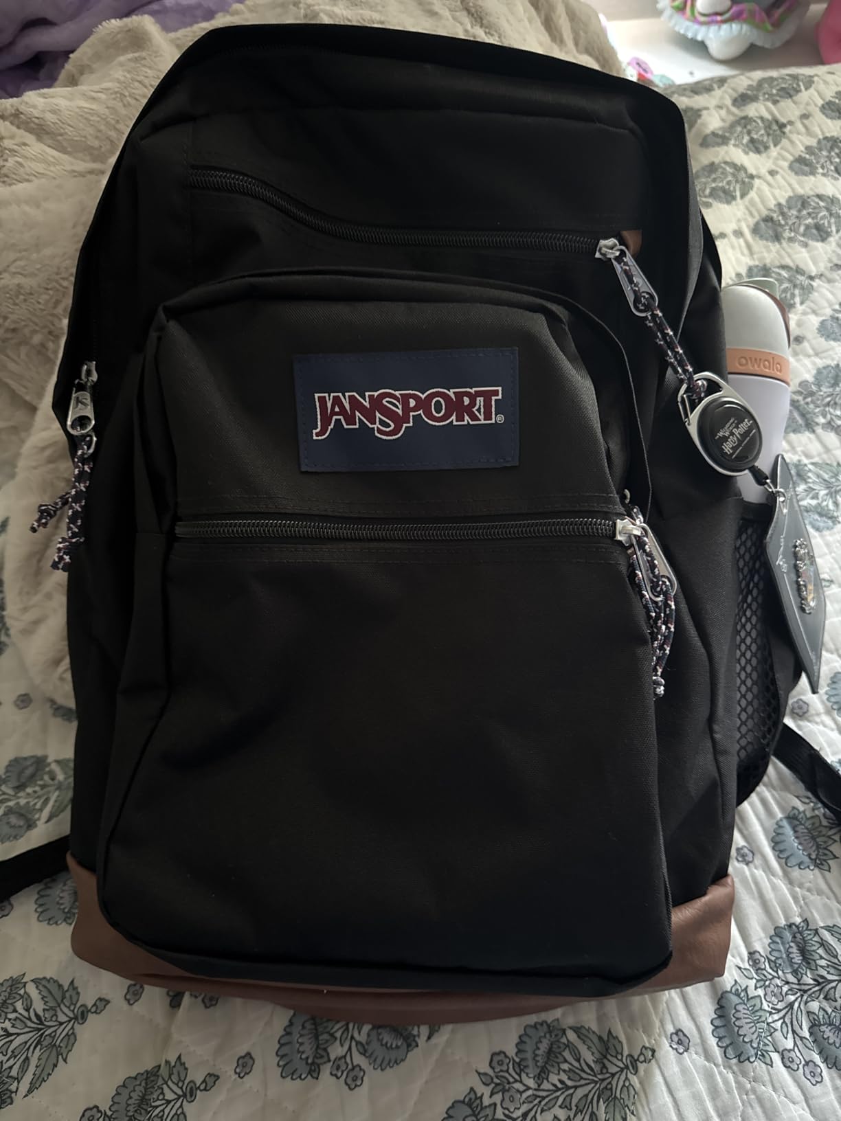 JanSport Cool Backpack, with 15-inch Laptop Sleeve - Large Computer Bag Rucksack with 2 Compartments, Ergonomic Straps, Black customer photo 1