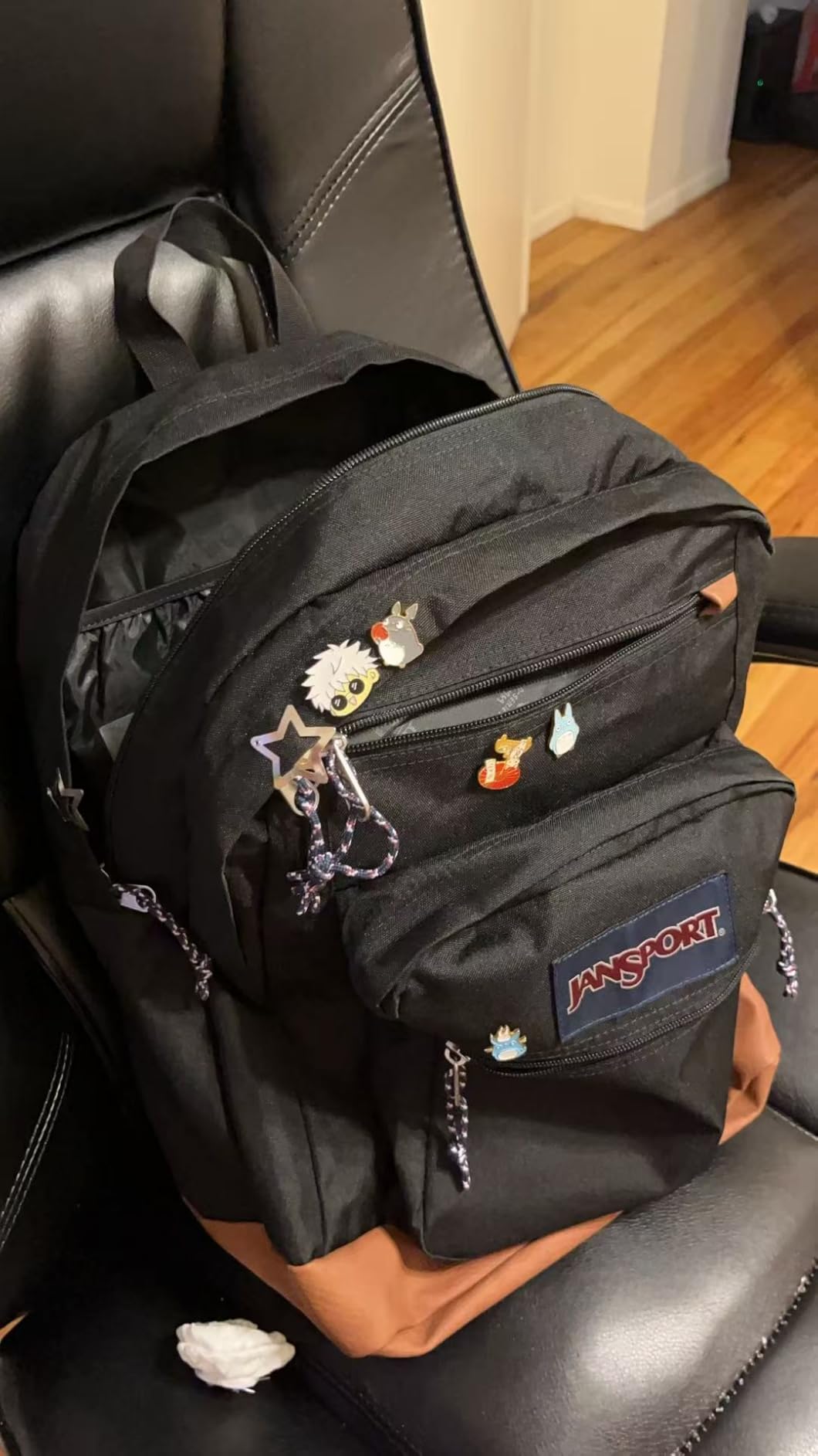 JanSport Cool Backpack, with 15-inch Laptop Sleeve - Large Computer Bag Rucksack with 2 Compartments, Ergonomic Straps, Black customer photo 2