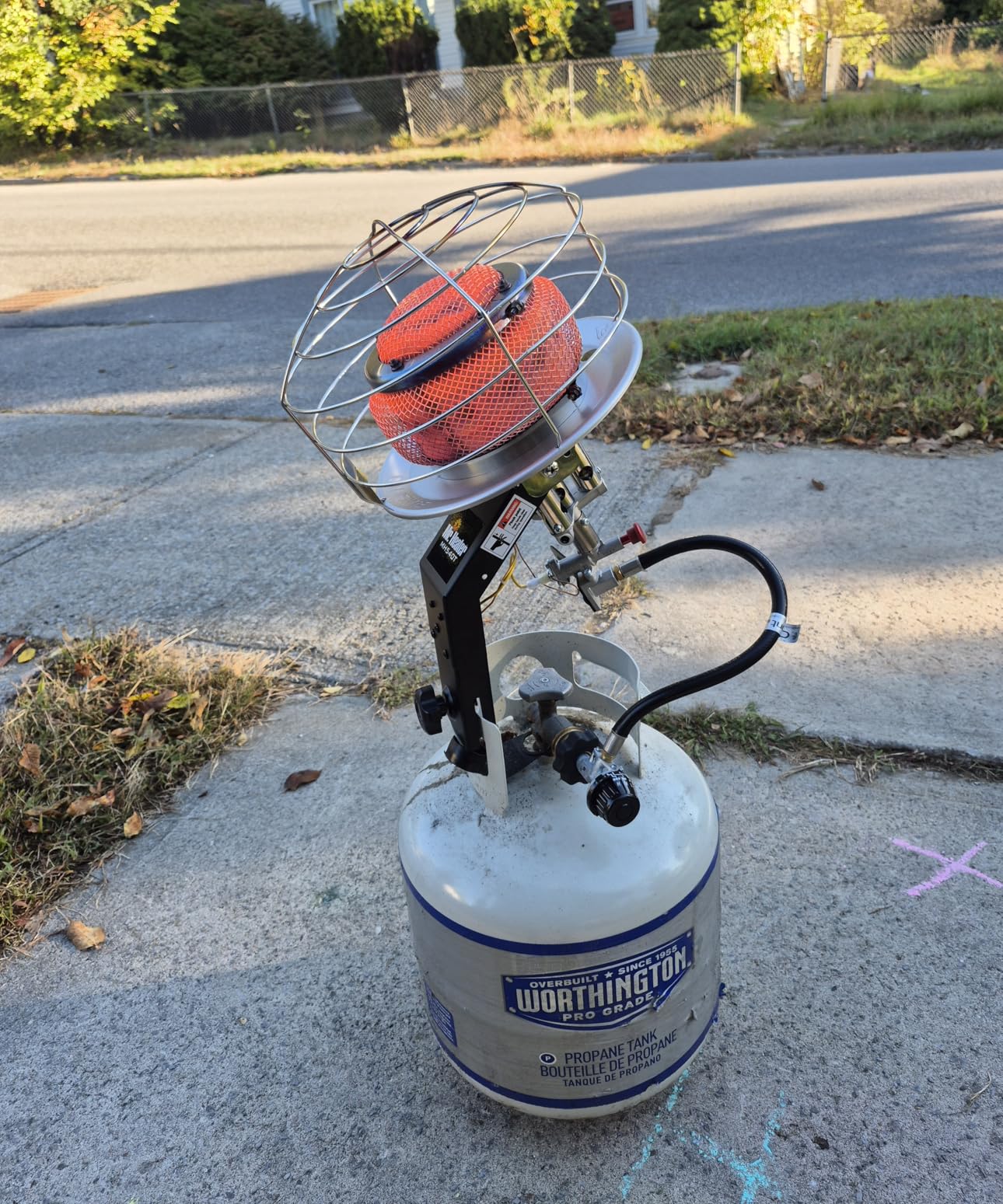 Mr. Heater Original 540-Degree 45,000 BTU Tank Top Radiant Propane Heater customer photo 1