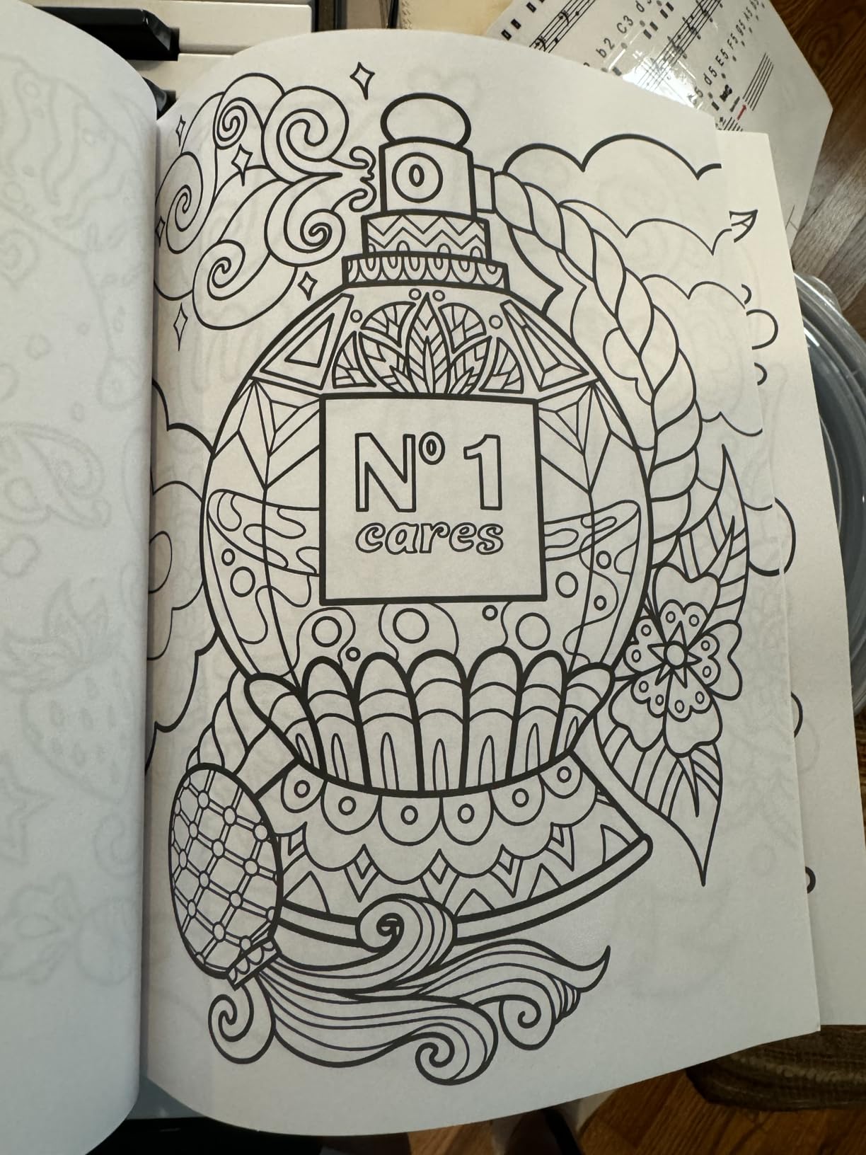 Maybe Swearing Will Help Adult Coloring Book Set - for Adults Relaxation with Markers in a Case - Motivational Swear Word Anxiety Relief - Color Cuss & Laugh Your Way to Less Stress customer photo 2