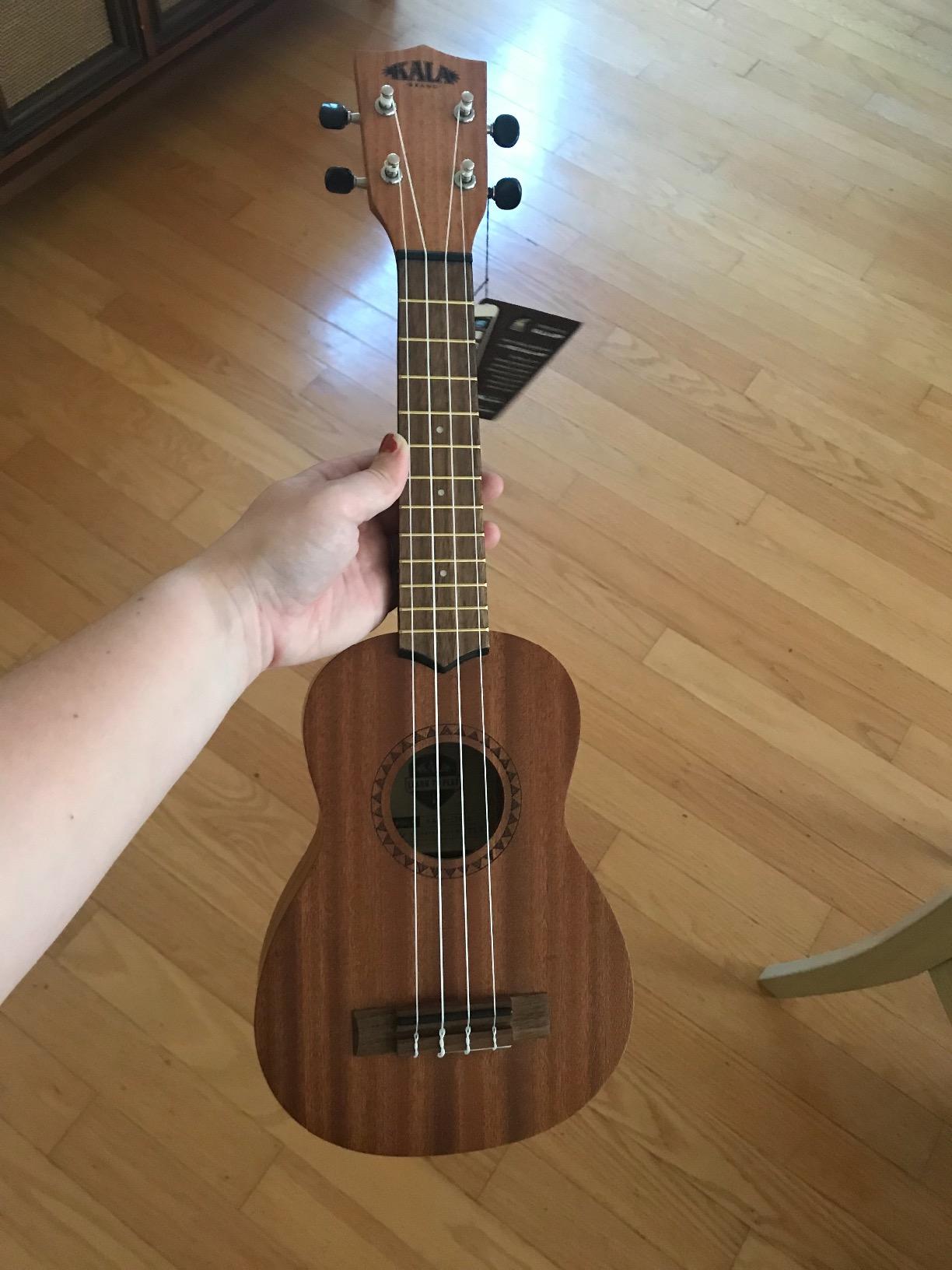Kala LTP-S Learn to Play Mahogany Ukulele Starter Kit | Kit, Satin Mahogany, Includes online lessons, tuner app, and booklet (KALA-LTP-S) customer photo 1