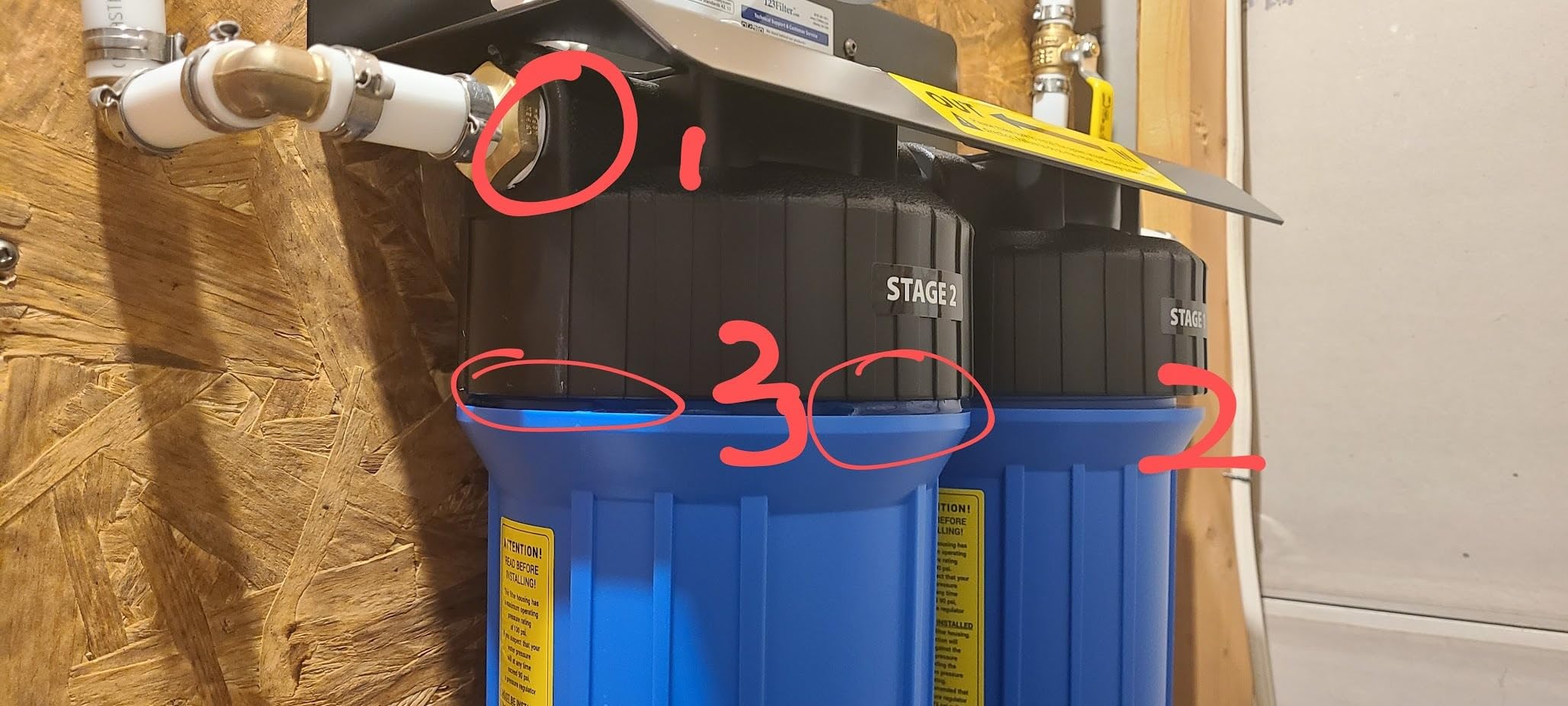 iSpring WGB21B 2-Stage Whole House Water Filtration System, 50000 Gallons customer photo 2