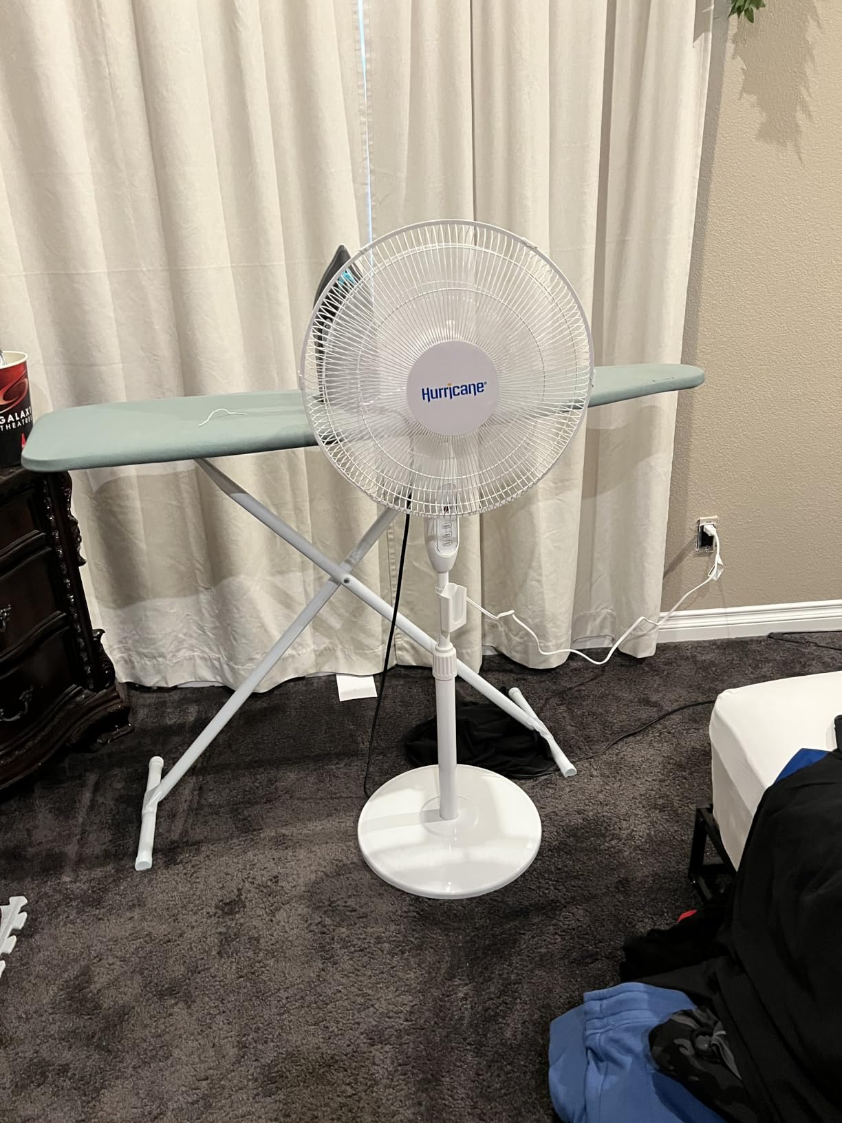 Hurricane Pro High-Velocity Oscillating Metal Stand Fan, 3 Speeds, 20in customer photo 1