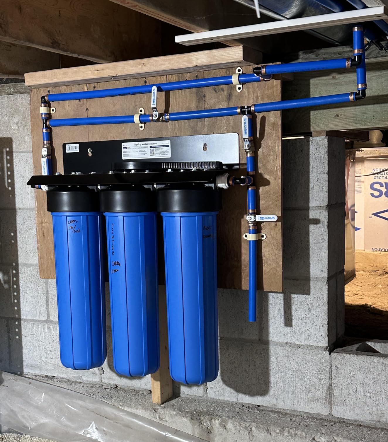 iSpring WGB32BM Iron, Manganese Whole House Water Filter System customer photo 2