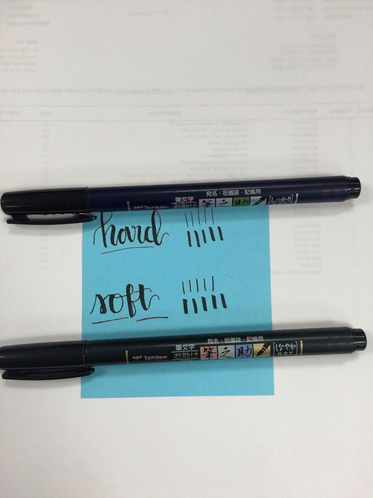 Tombow 62038 Fudenosuke Brush Pen, 2-Pack. Soft and Hard Tip Fudenosuke Brush Pens for Calligraphy and Art Drawings customer photo 2