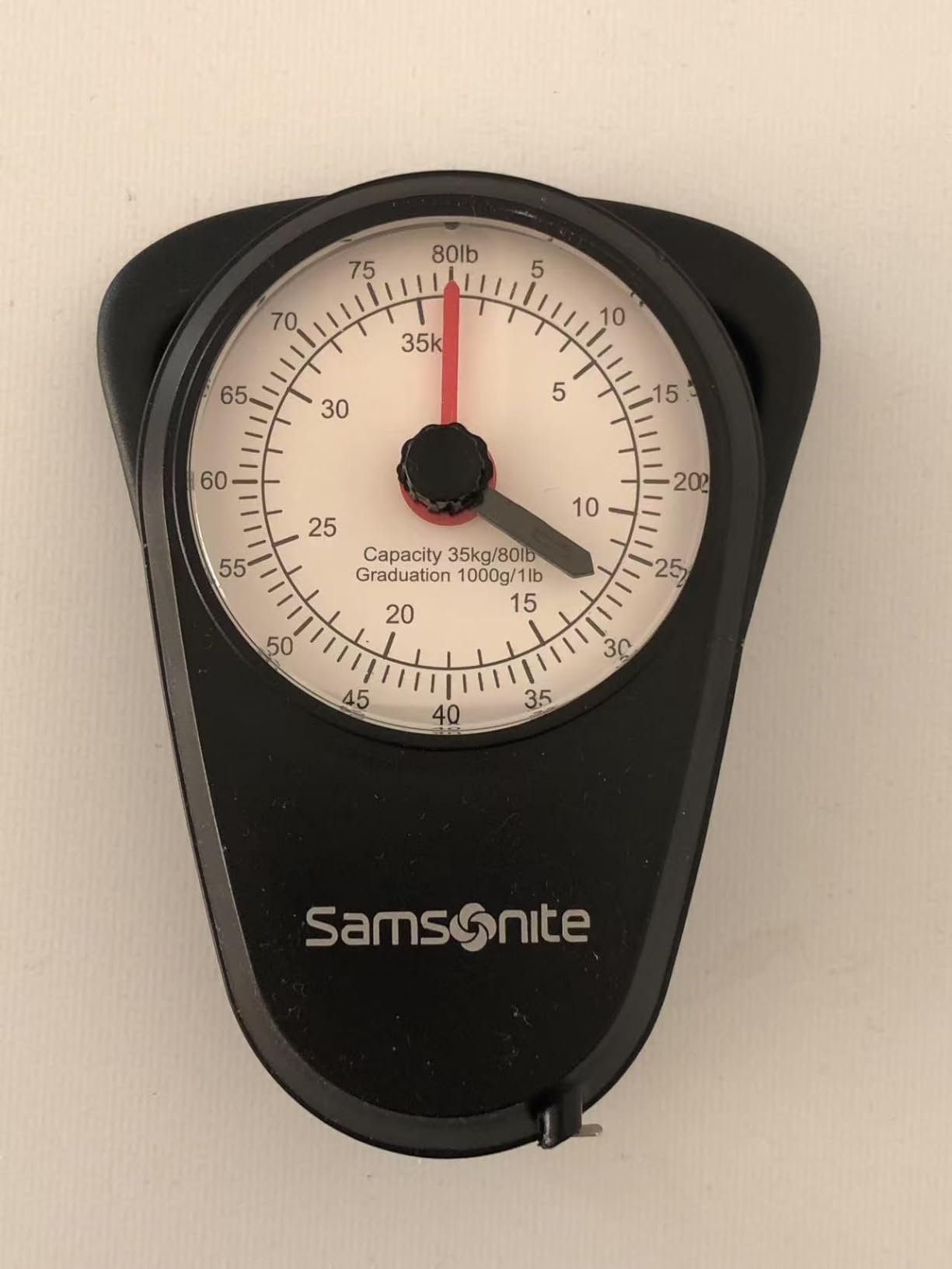 Manual Luggage Scale, Analog Spring Scale for Travel, Black customer photo 1