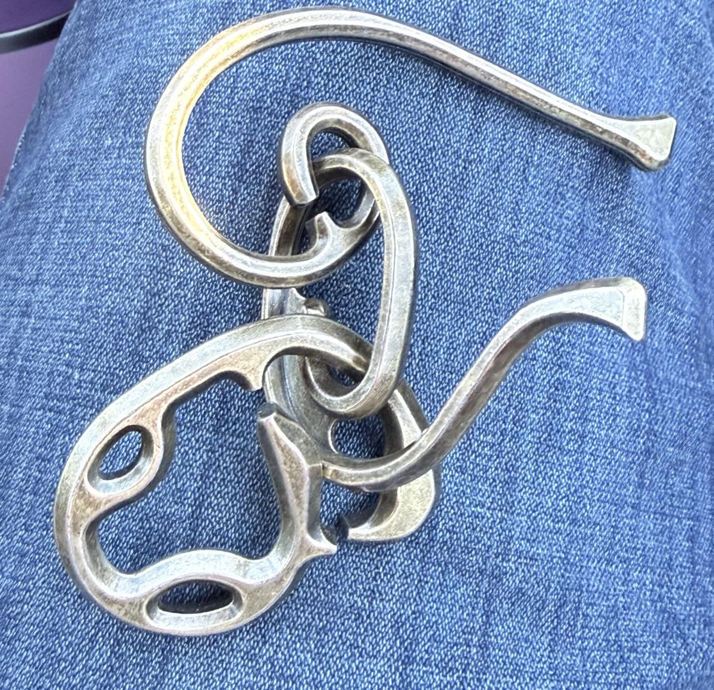 BePuzzled | Infinity Hanayama Metal Brainteaser Puzzle Mensa Rated Level 6, for Ages 12 and Up customer photo 2