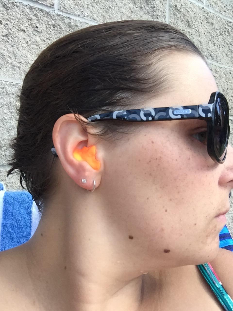 Earvolution Floating Putty Buddies Swim Earplugs - Doctor-Invented, Made in USA, Moldable Premium Silicone Plugs Help Prevent Swimmer's Ear, 10 Pair Pack - Assorted customer photo 2