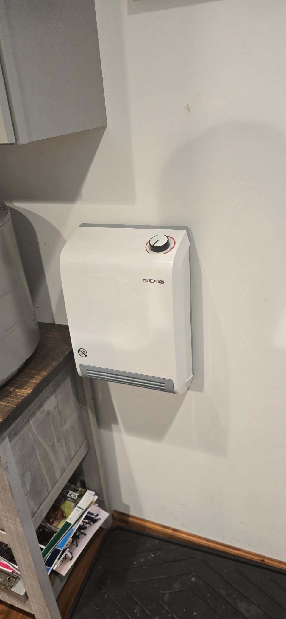 Stiebel Eltron CK Trend Wall-Mounted Fan Heater, 2000W 240V, CK 200-1 Trend, Made in Germany, Hard-Wired, Frost Protection customer photo 2