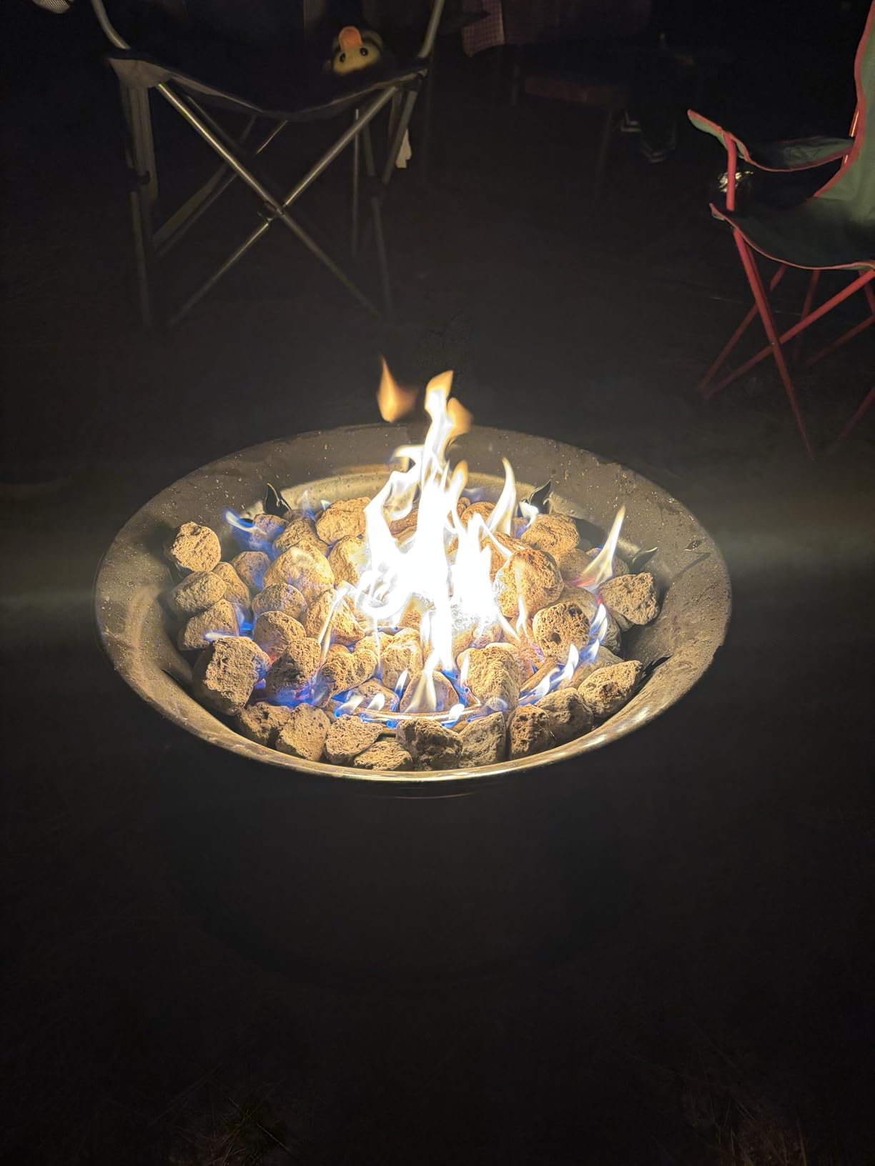 Outland Living Portable Propane Fire Pit, 21-inch, 58,000 BTU with Fire Pit Cover & Carry Kit, Smokeless Gas Firebowl customer photo 2