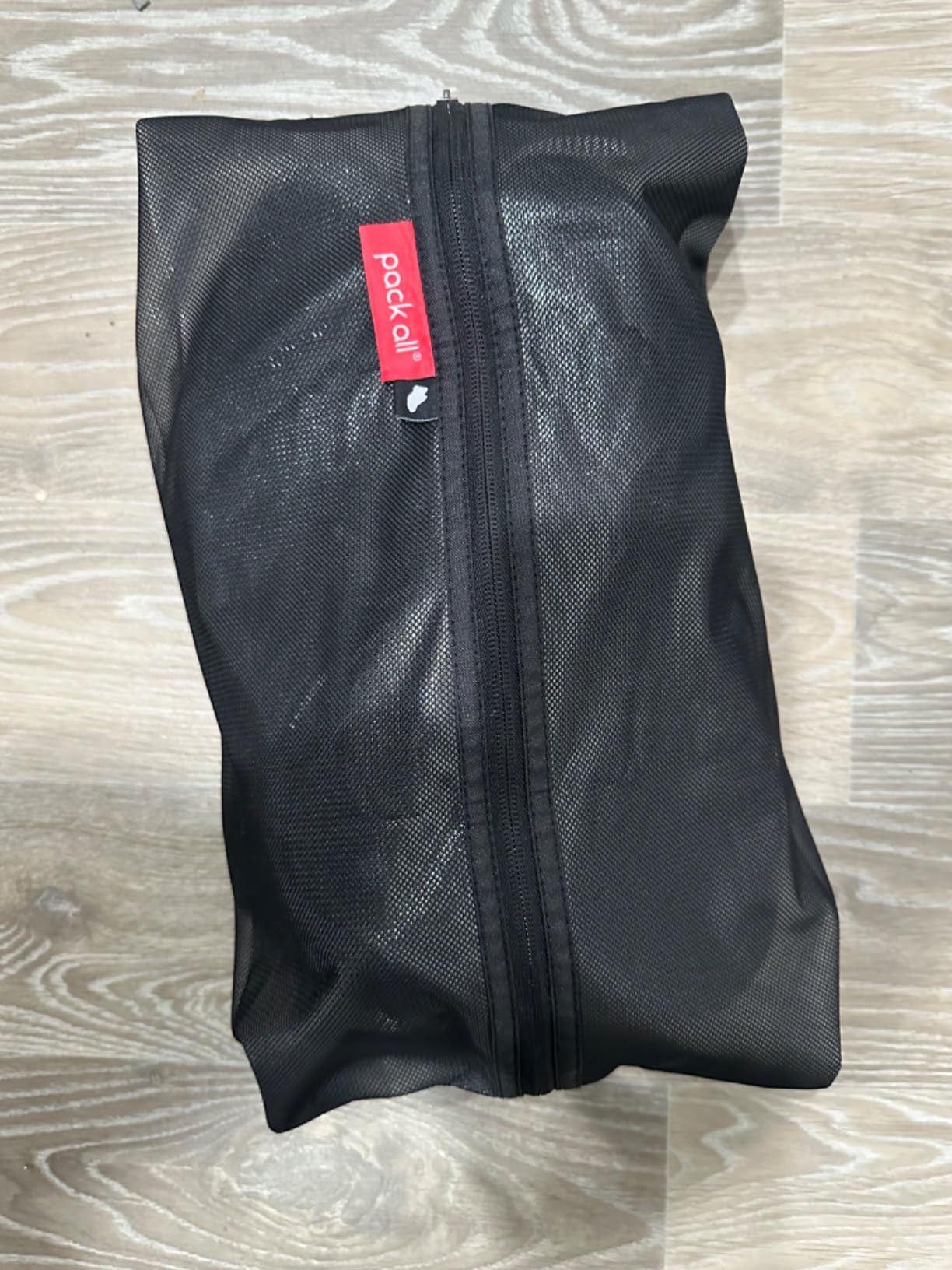 pack all Shoe Bag for Travel, Water-Resistant Shoe Pouch for Sports | Odor-Resistant, Dustproof, Portable, Soccer Cleats & Gym Storage, Fits Up to Size 11, 1 Pack, Grey customer photo 2