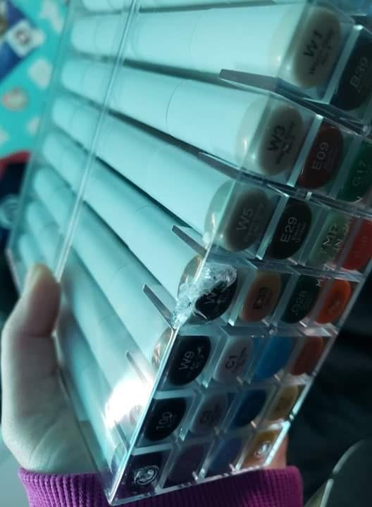 Copic Sketch 24-Color Alcohol Markers Set, Dual Tip Art Marker for Adults & Teens, Blendable Ink for Coloring, Drawing & Manga Illustration - Professional Quality Creative Collection customer photo 1