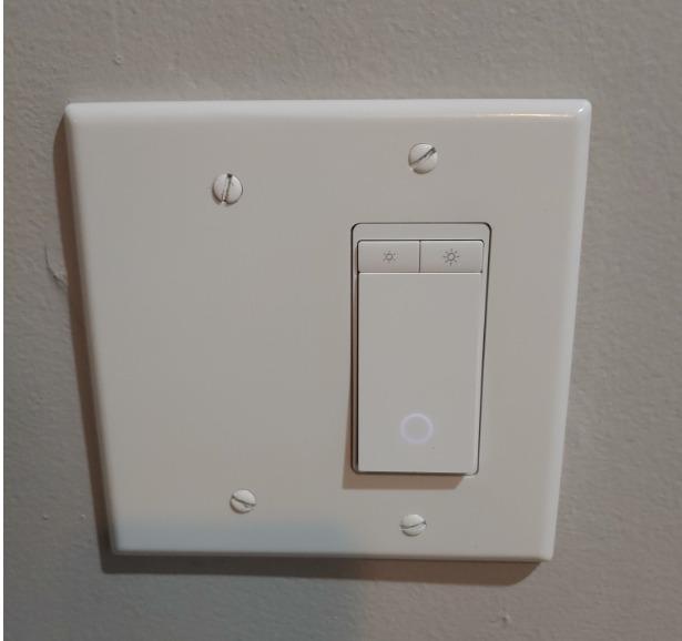 Kasa Smart Dimmer Switch HS220, Single Pole, Needs Neutral Wire | 2.4GHz Wi-Fi Light Switch, Works with Alexa & Google Home, UL Certified, No Hub Required, White customer photo 1