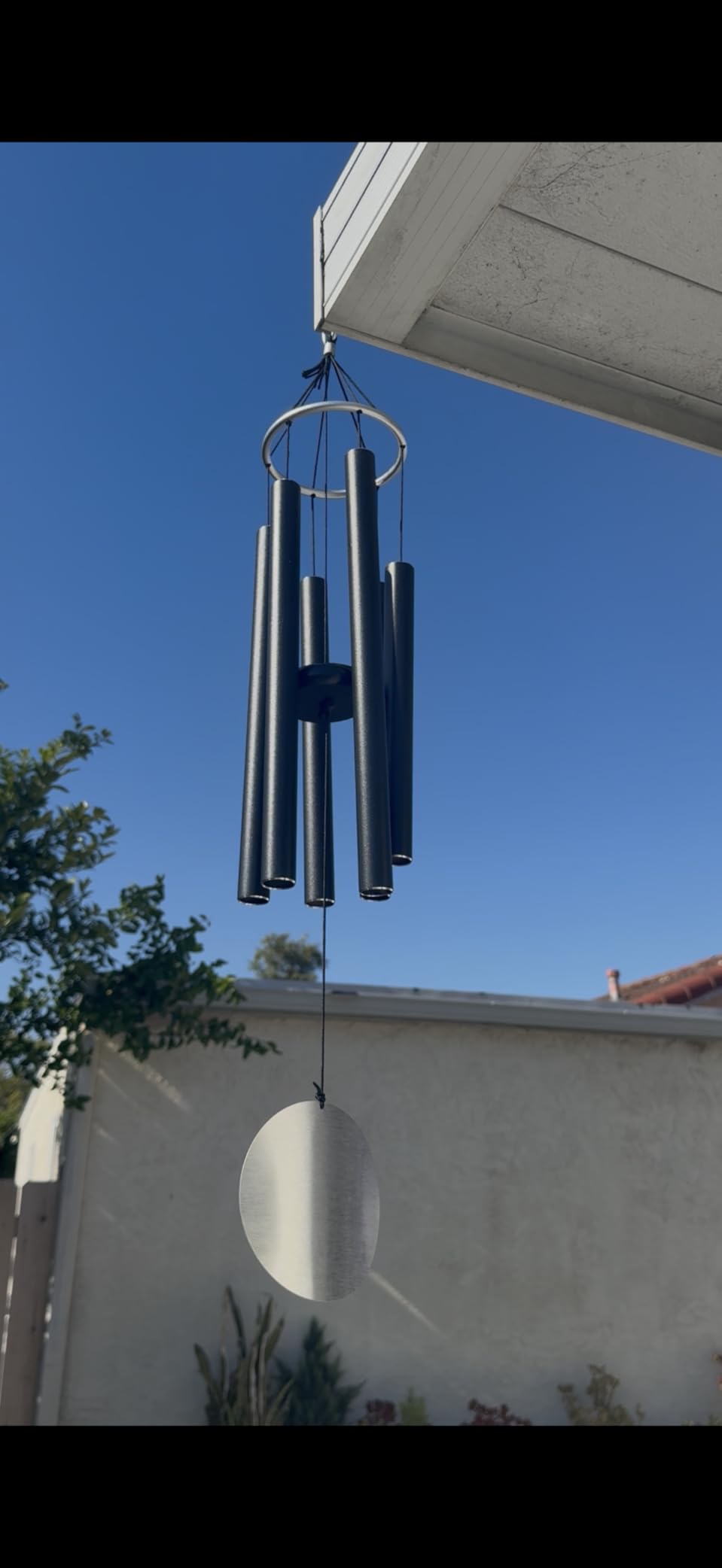 ASTARIN Wind Chimes Outdoor Large Deep Tone,36 Inch Large Chimes for Outside Tuned Relaxing Soothing Low Bass,Memorial Windchimes Sympathy for Mom Dad,Black customer photo 2