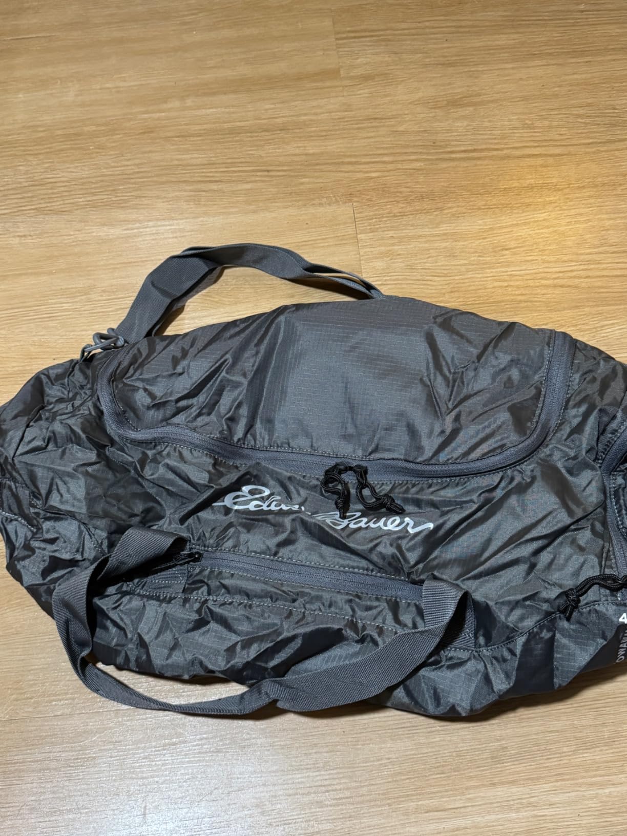 Eddie Bauer Stowaway Packable Duffel Bag, 45L, Dark Smoke customer photo 2