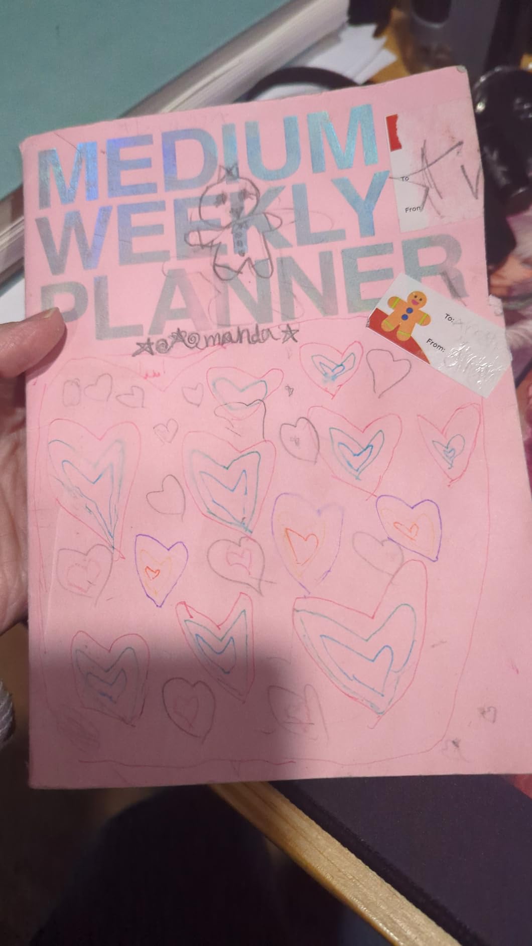 Medium Weekly Planner Lays Flat Undated Year Round Flexible Cover customer photo 2