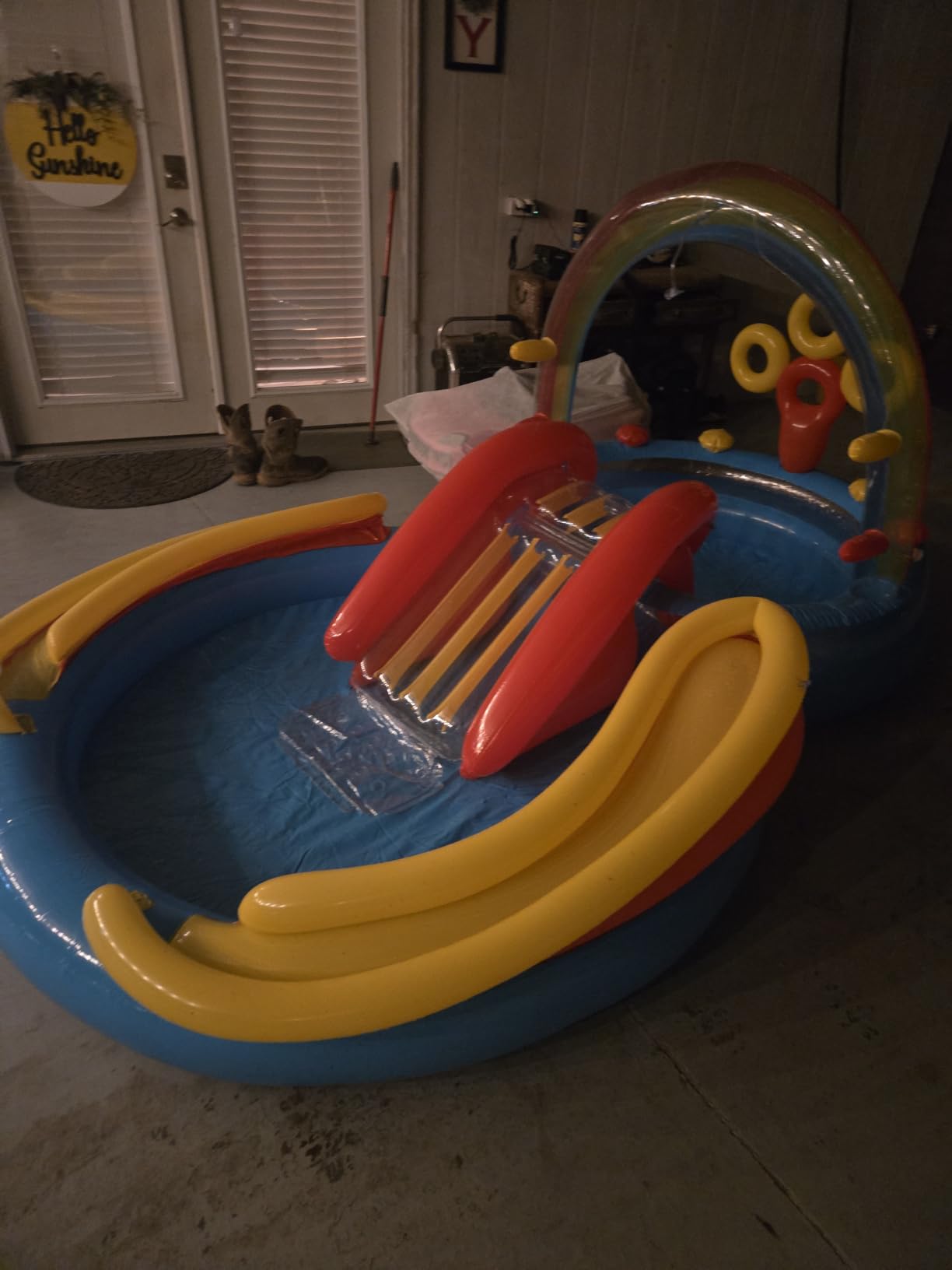 INTEX Jungle Adventure Inflatable Water Slide Park & Kiddie Swimming Pool customer photo 1