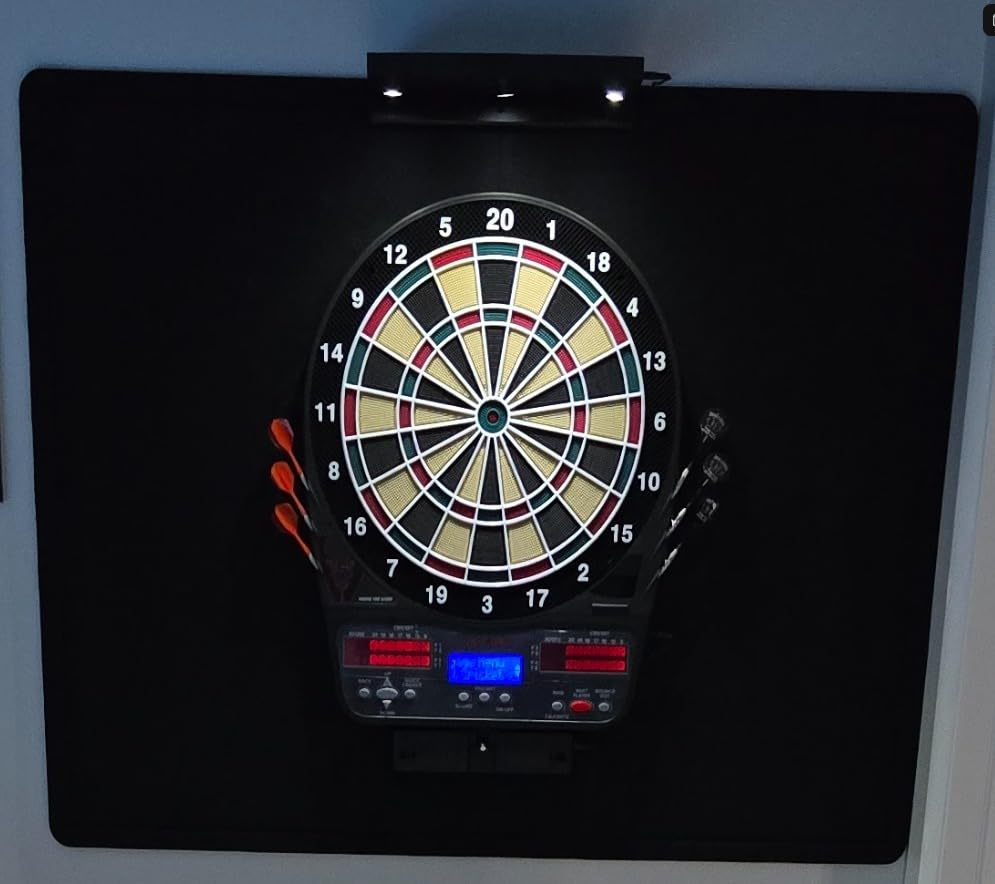 Viper 850 Electronic Dart Board, 15.5 Inch Soft Tip, Automatic Scoring | 15.5 Inch Regulation Target Face, 50 Games, 470 Options, 1-8 Players, 6 Darts Included, Ultra-Thin Spider, For Adults customer photo 1