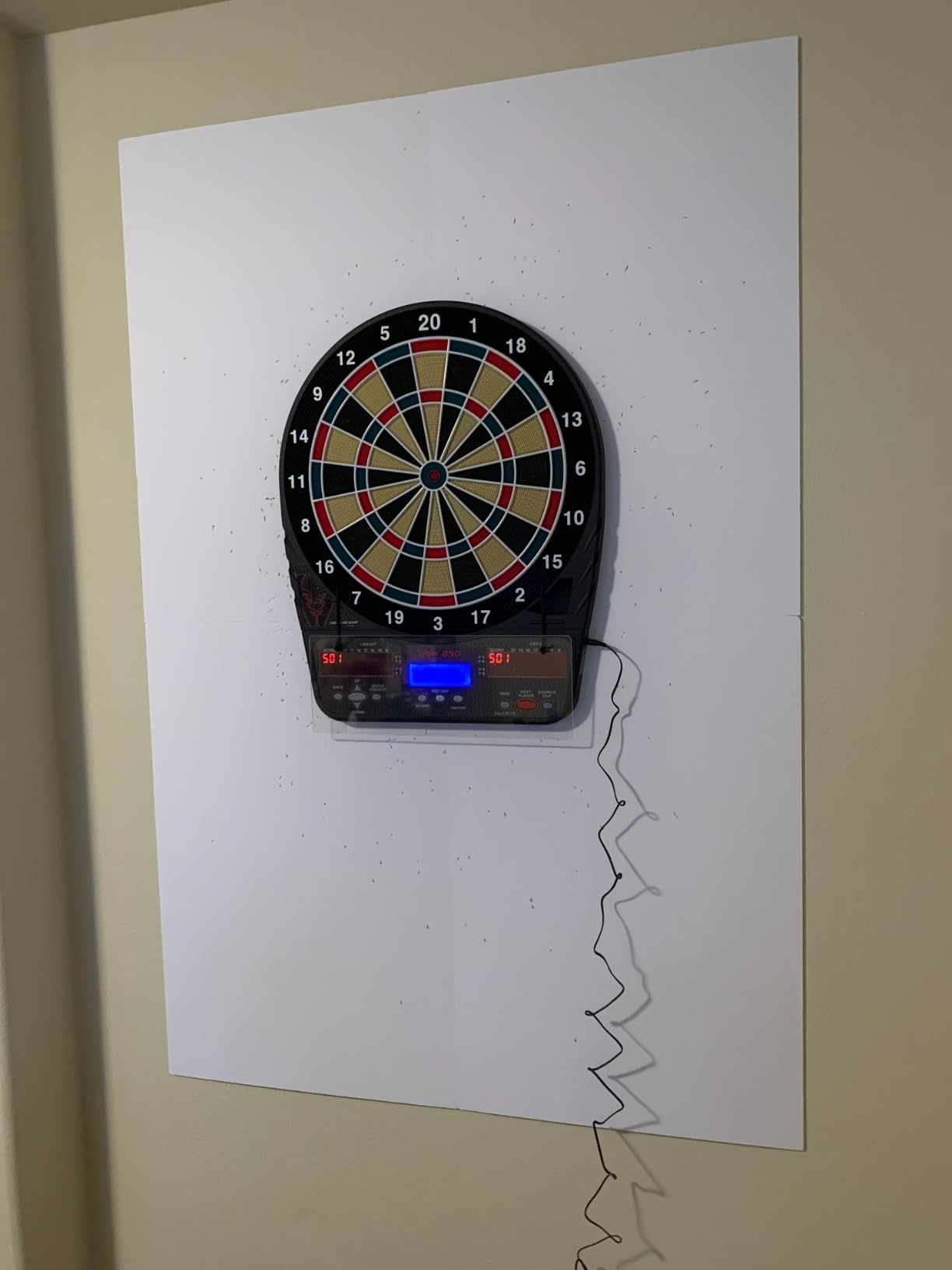 Viper 850 Electronic Dart Board, 15.5 Inch Soft Tip, Automatic Scoring | 15.5 Inch Regulation Target Face, 50 Games, 470 Options, 1-8 Players, 6 Darts Included, Ultra-Thin Spider, For Adults customer photo 2