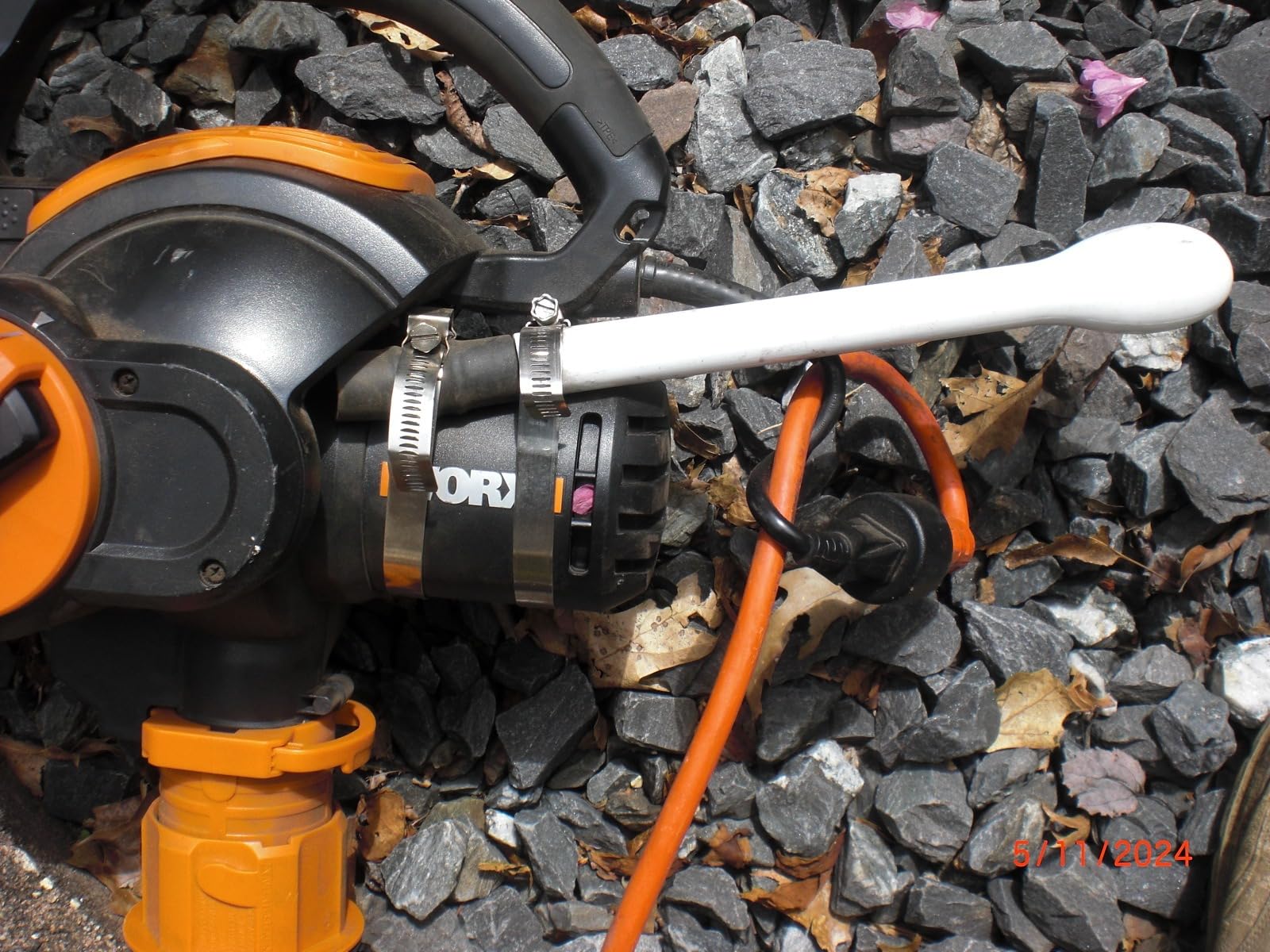 WORX Trivac 3-in-1 Electric Leaf Blower/Leaf Vacuum/Leaf Mulcher, WG512 customer photo 1