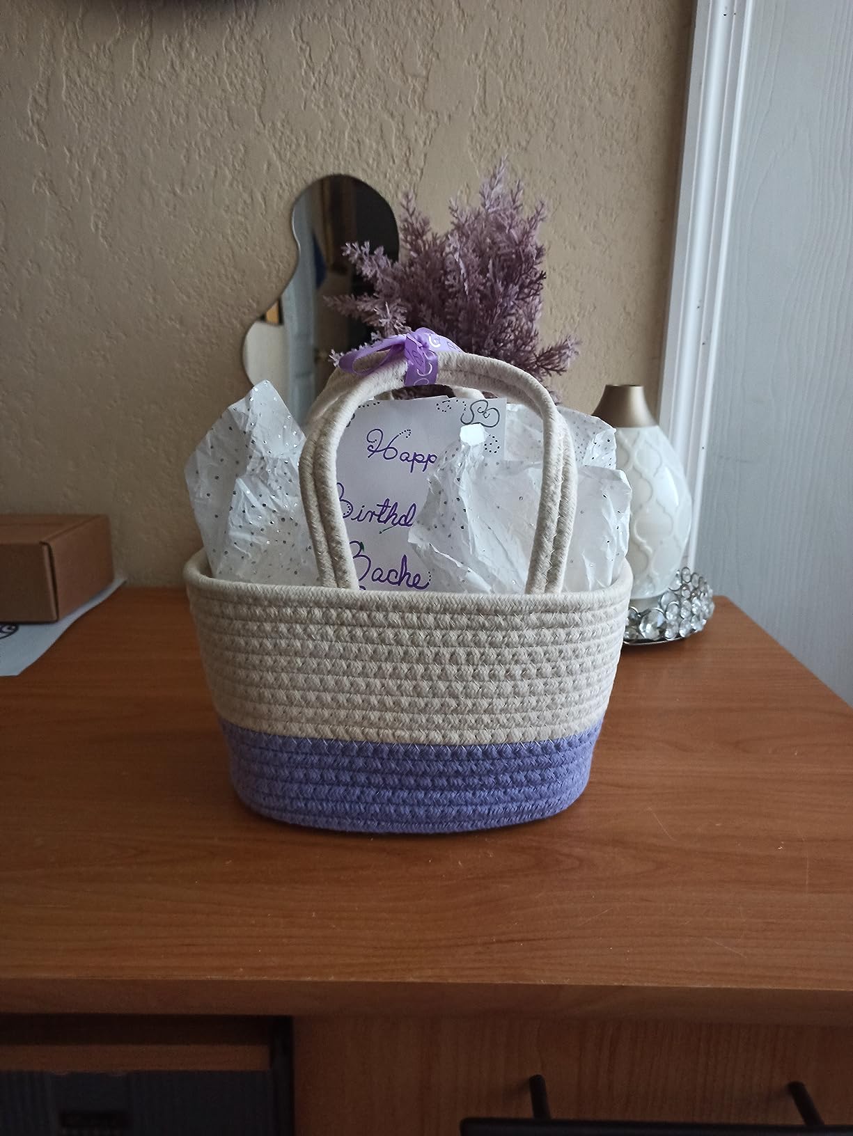 Body & Earth Gift Baskets for Women 11PCS Jasmine Spa Gift Sets for Her, Self Care Kit with Bubble Bath, Shower Gel, Lotion Set, Christmas Gifts for Mom customer photo 1