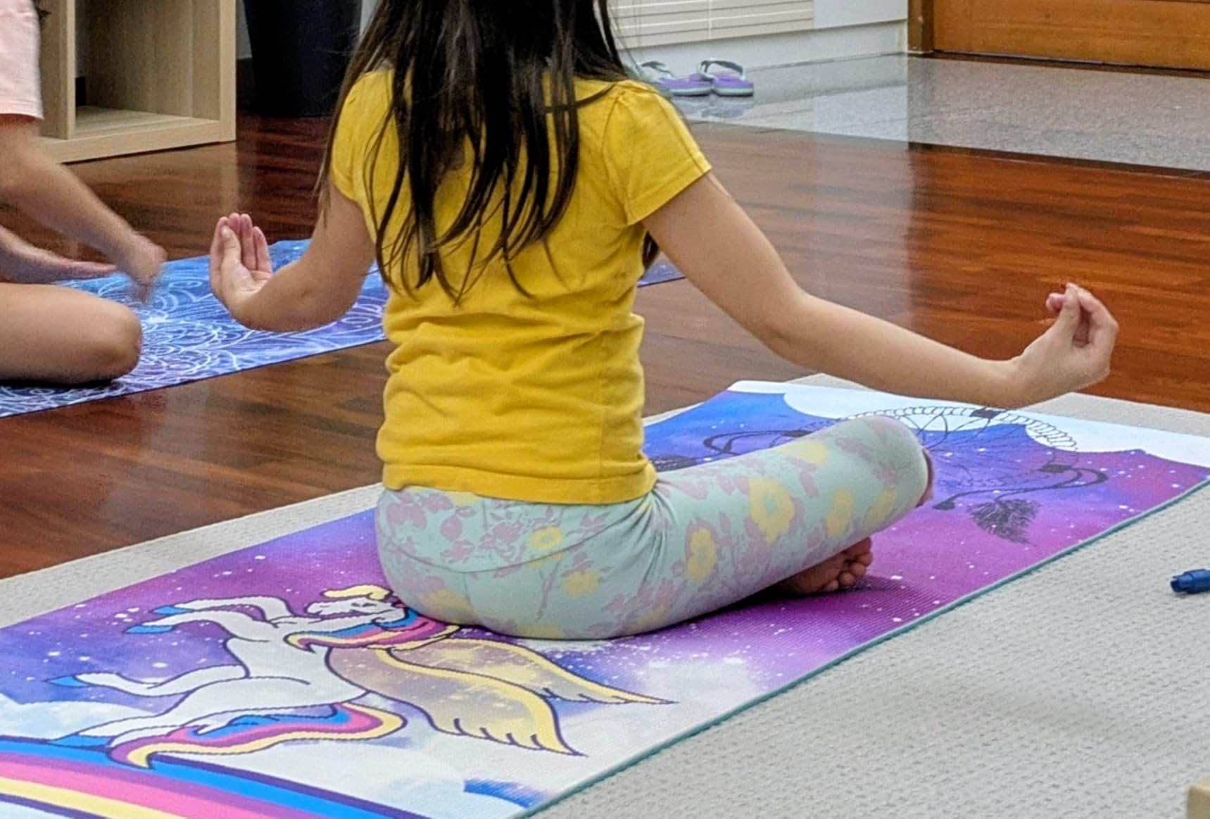 Myga Childrens Yoga Mat, Eco-Friendly Printed Yoga, Exercise and Fitness Mat for Kids, Features 8 Yoga Poses on the Reverse, Non-Slip, Extra Grip and Multi-Purpose Mat customer photo 2