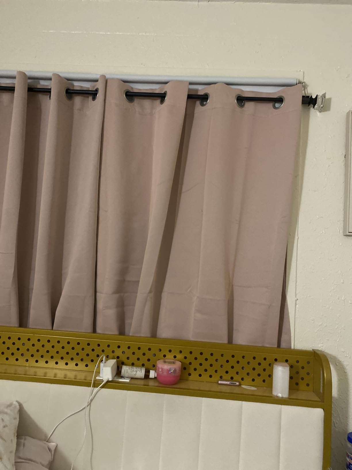 Sun Zero Soho 2-pack Blackout Energy Efficient Grommet Curtain Panel Pair Black customer photo 1