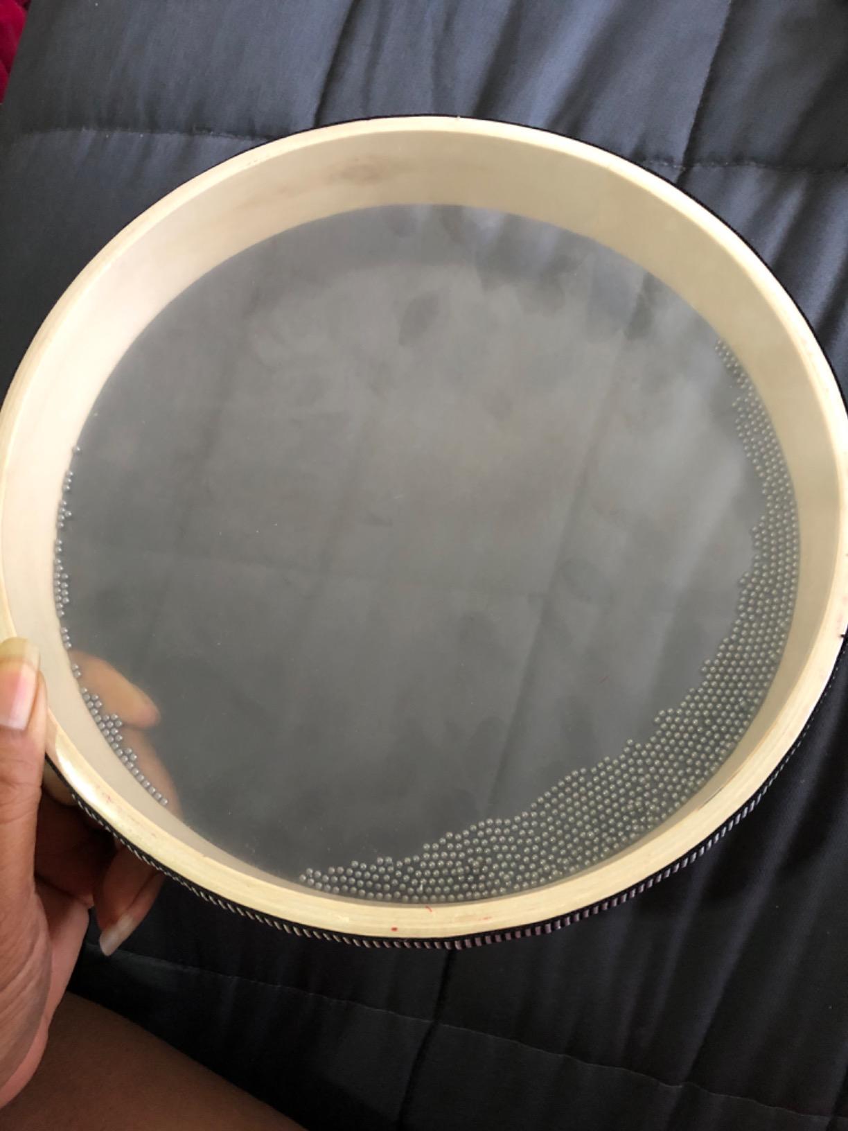 10inch Natural Ocean Drum Wave Bead Sea Sound Drum Musical Instrument Percussion customer photo 1