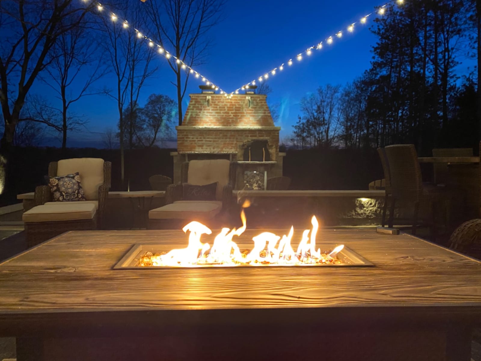 25FT G40 LED Globe Outdoor String Lights with 25 Plastic Shatterproof Bulbs | 2700K Warm White, IP65 Waterproof Hanging Connectable Globe Lights for Patio, Backyard, Bistro, Porch, Black Wire customer photo 2