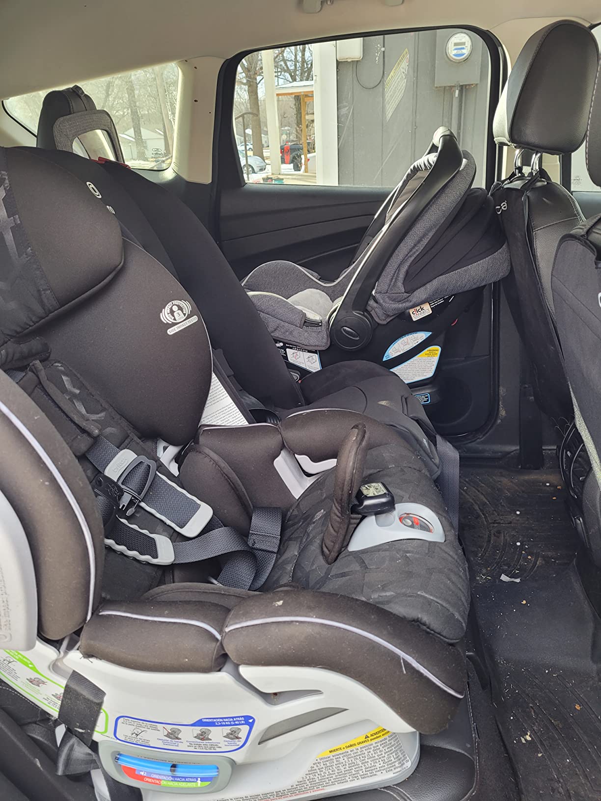 Diono Radian 3R, 3-in-1 Convertible Car Seat, Rear Facing & Forward Facing, 10 Years 1 Car Seat, Slim Fit 3 Across, Blue Sky customer photo 2