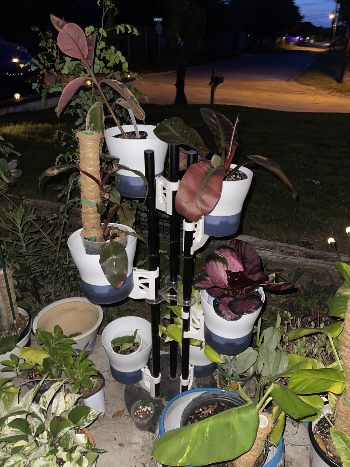 VIVOSUN 5 Tier Vertical Gardening Stackable Planter for Flowers, Ivory | Planter for Herbs, Vegetable customer photo 1