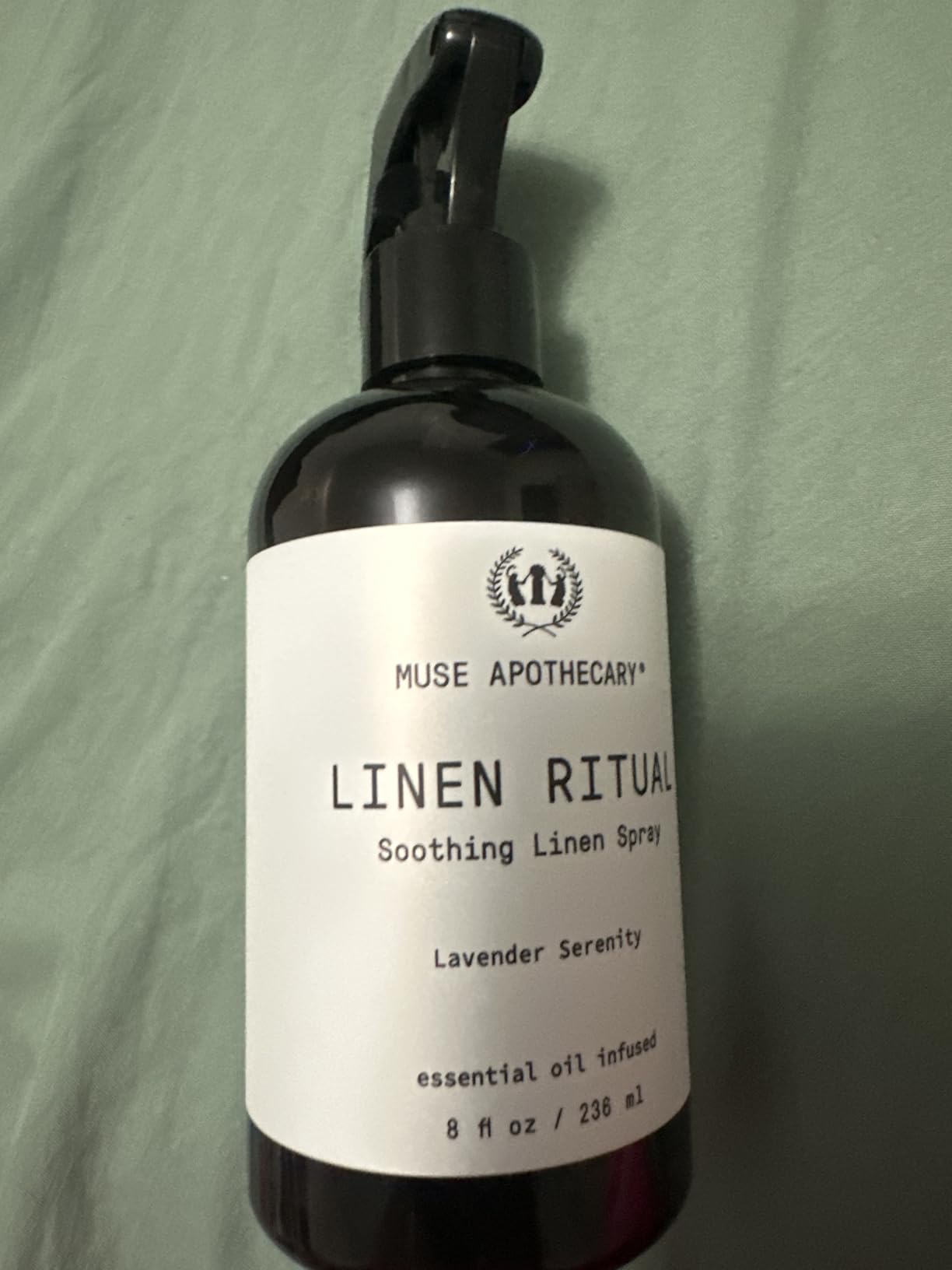 Muse Apothecary Pillow Ritual - Aromatic, Calming and Relaxing Pillow Mist, Linen and Fabric Spray - Infused with Natural Aromatherapy Essential Oils - 4 oz, Fleur du Lavender customer photo 2