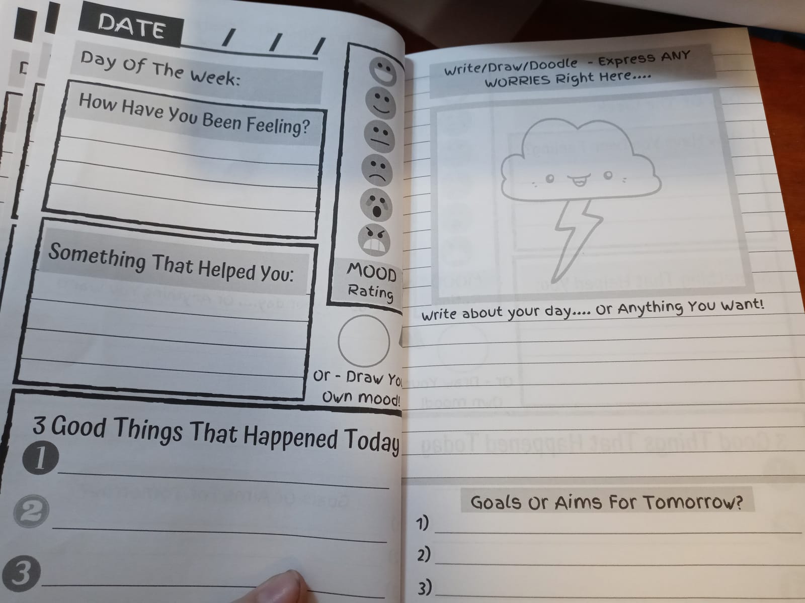 My Feelings Journal & Worry Book: Emotions Journal Log Book For Kids & Teens - Help Kids & Tweens Express Their Emotions & Reduce Anger/Frustration, ... Log Their Feelings And Share Their Worries! customer photo 1